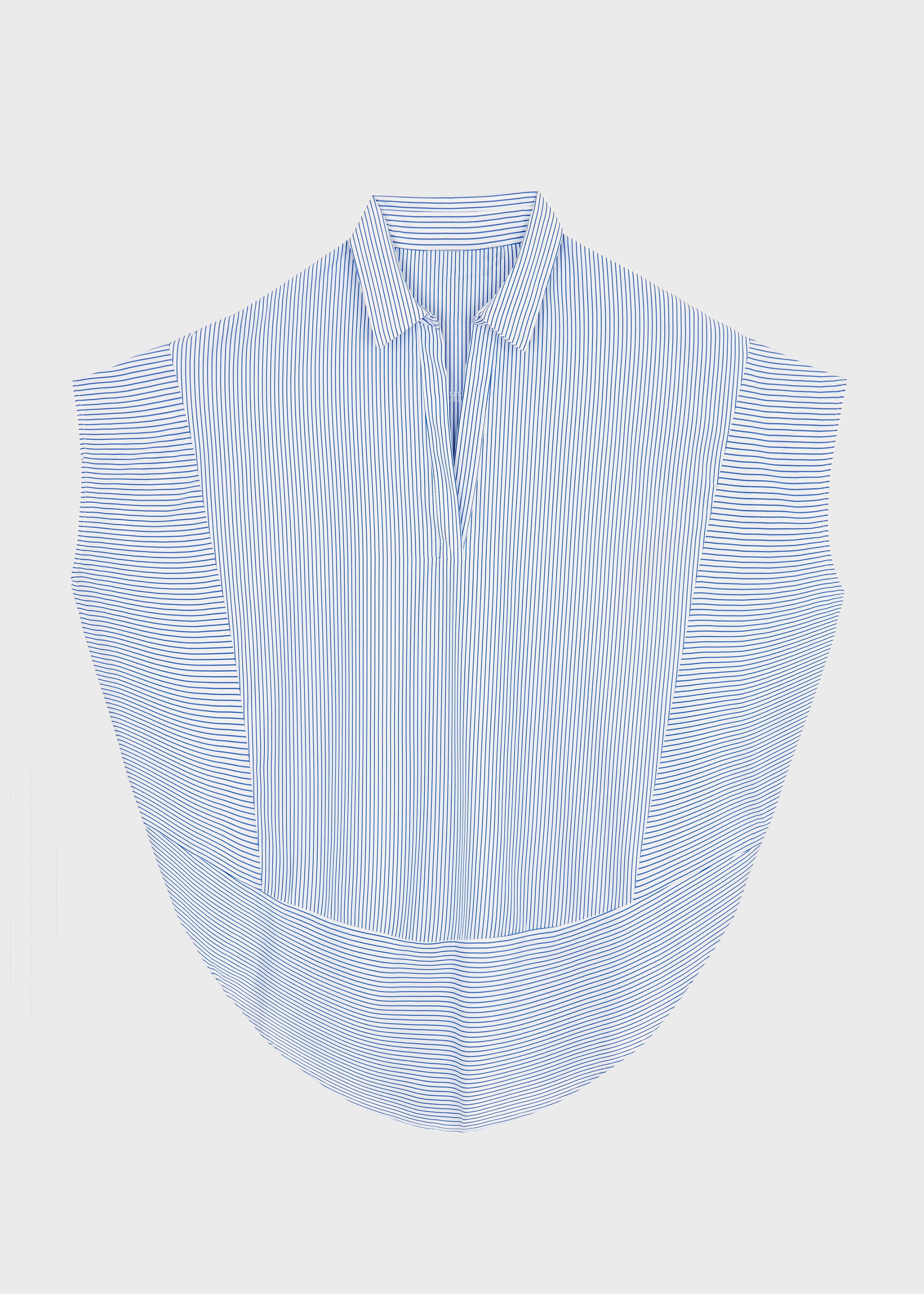 Flora Dolman Shirt - Blue Stripe sold by Frankie Shop product image thumbnail 12