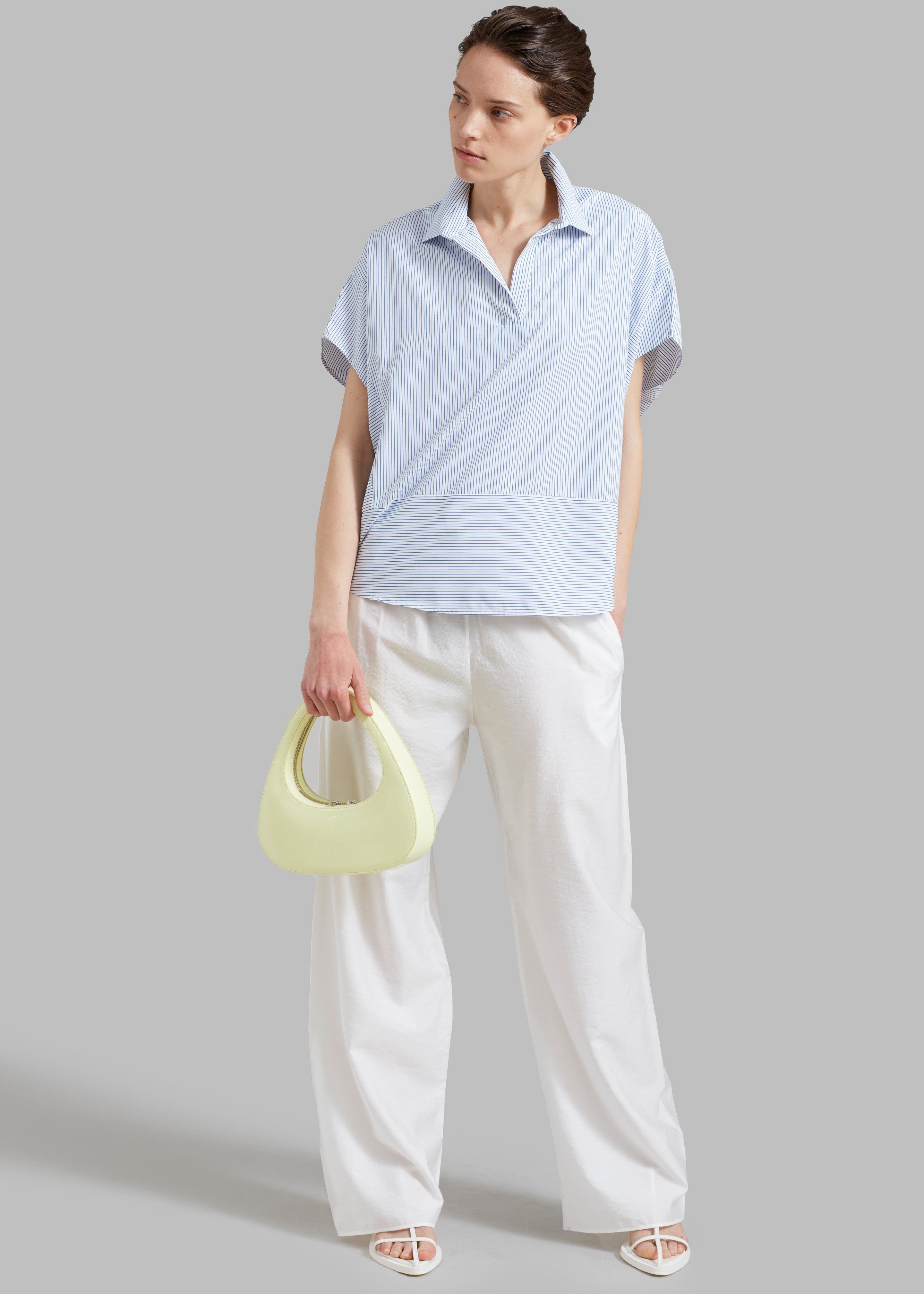 Flora Dolman Shirt - Blue Stripe sold by Frankie Shop product image thumbnail 3