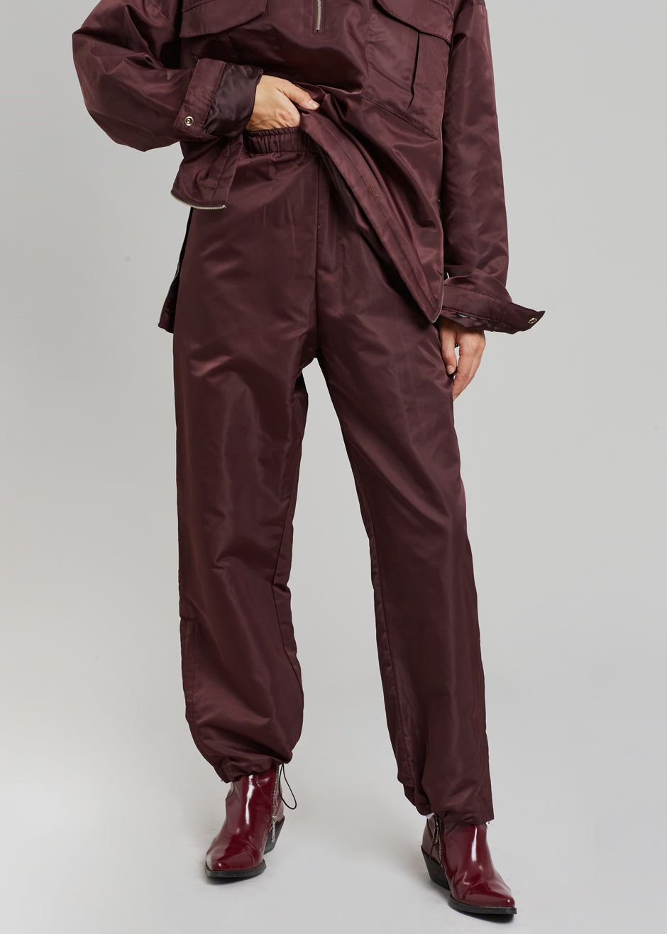 Kevin Track Pants - Burgundy sold by Frankie Shop product image thumbnail 2