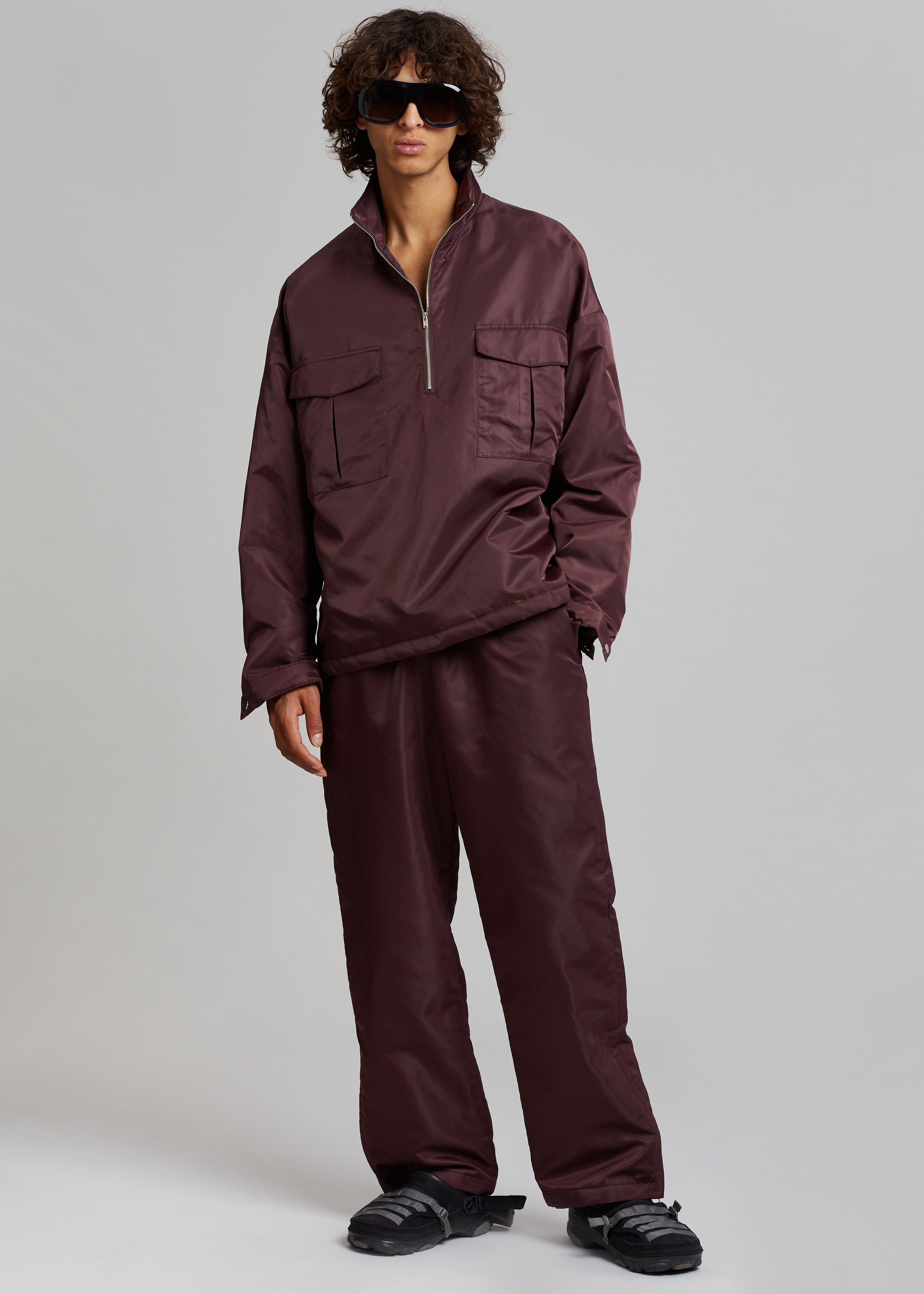 Kevin Track Pants - Burgundy sold by Frankie Shop product image thumbnail 3