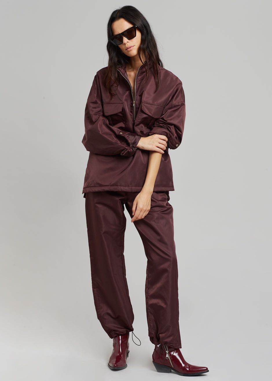 Kevin Track Pants - Burgundy sold by Frankie Shop product image thumbnail 5