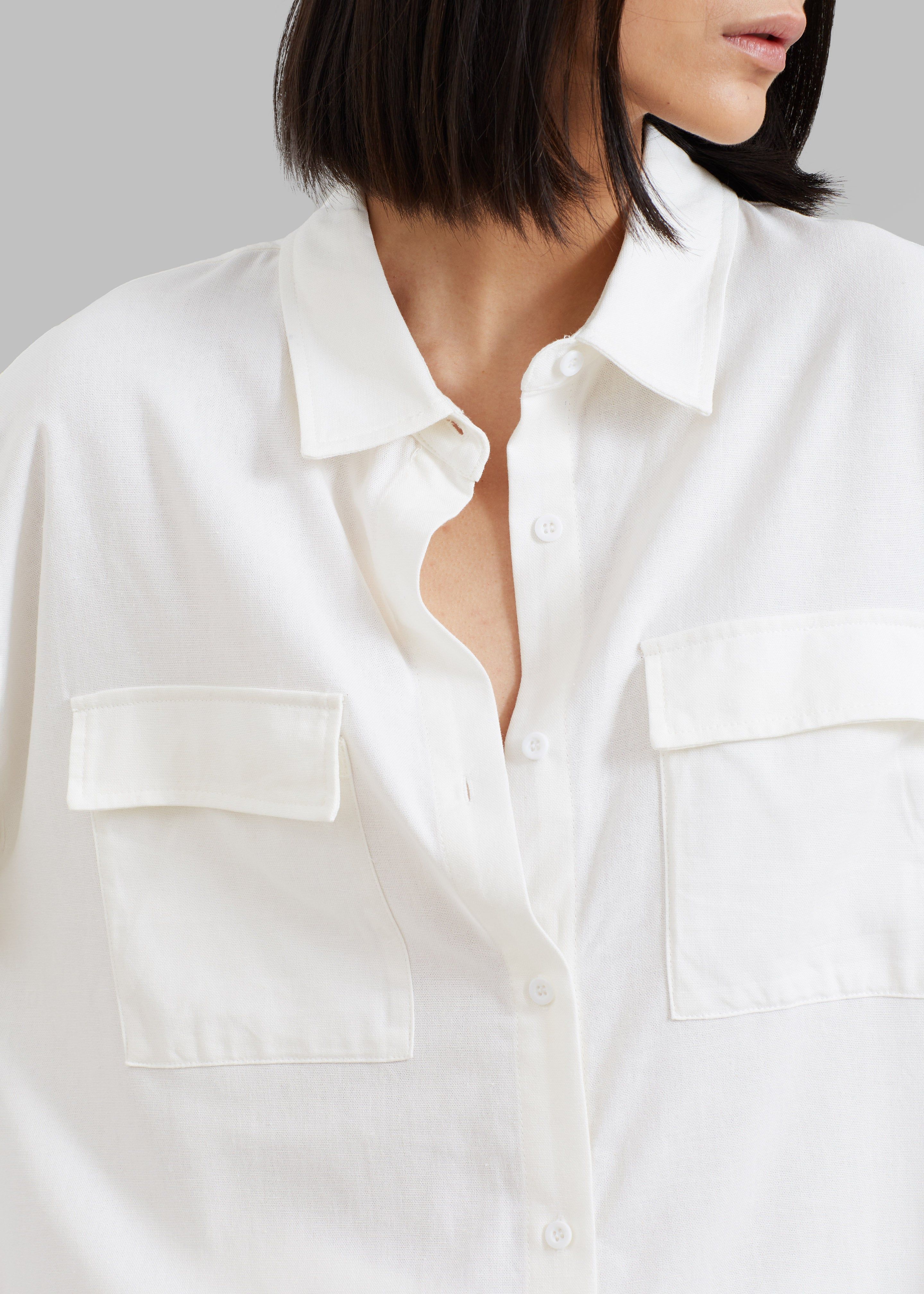Solaqua The Pocket Shirt - Ivory sold by Frankie Shop product image thumbnail 3
