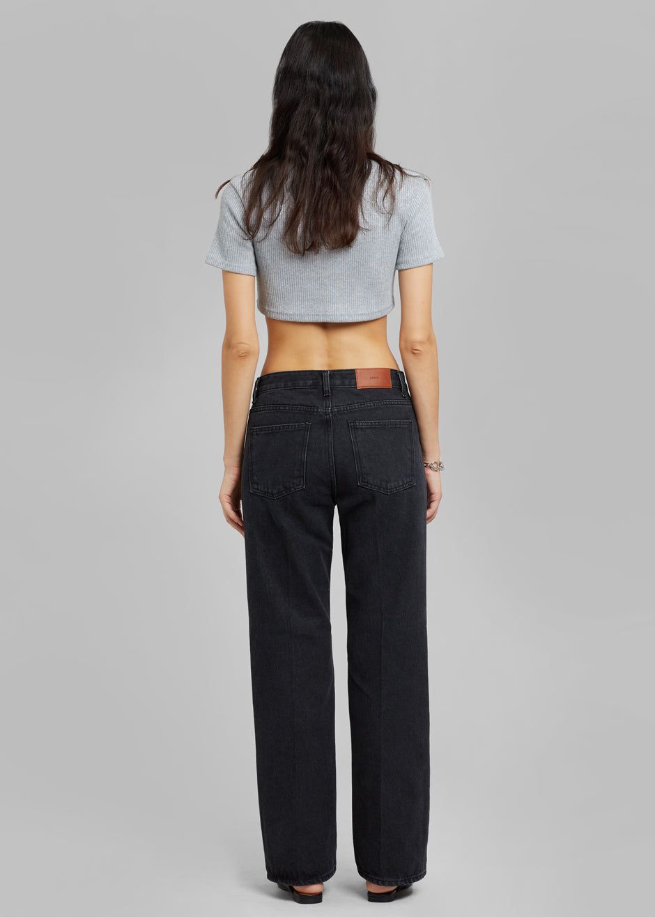 Inger Lurex Cropped Tee - Grey sold by Frankie Shop product image thumbnail 6