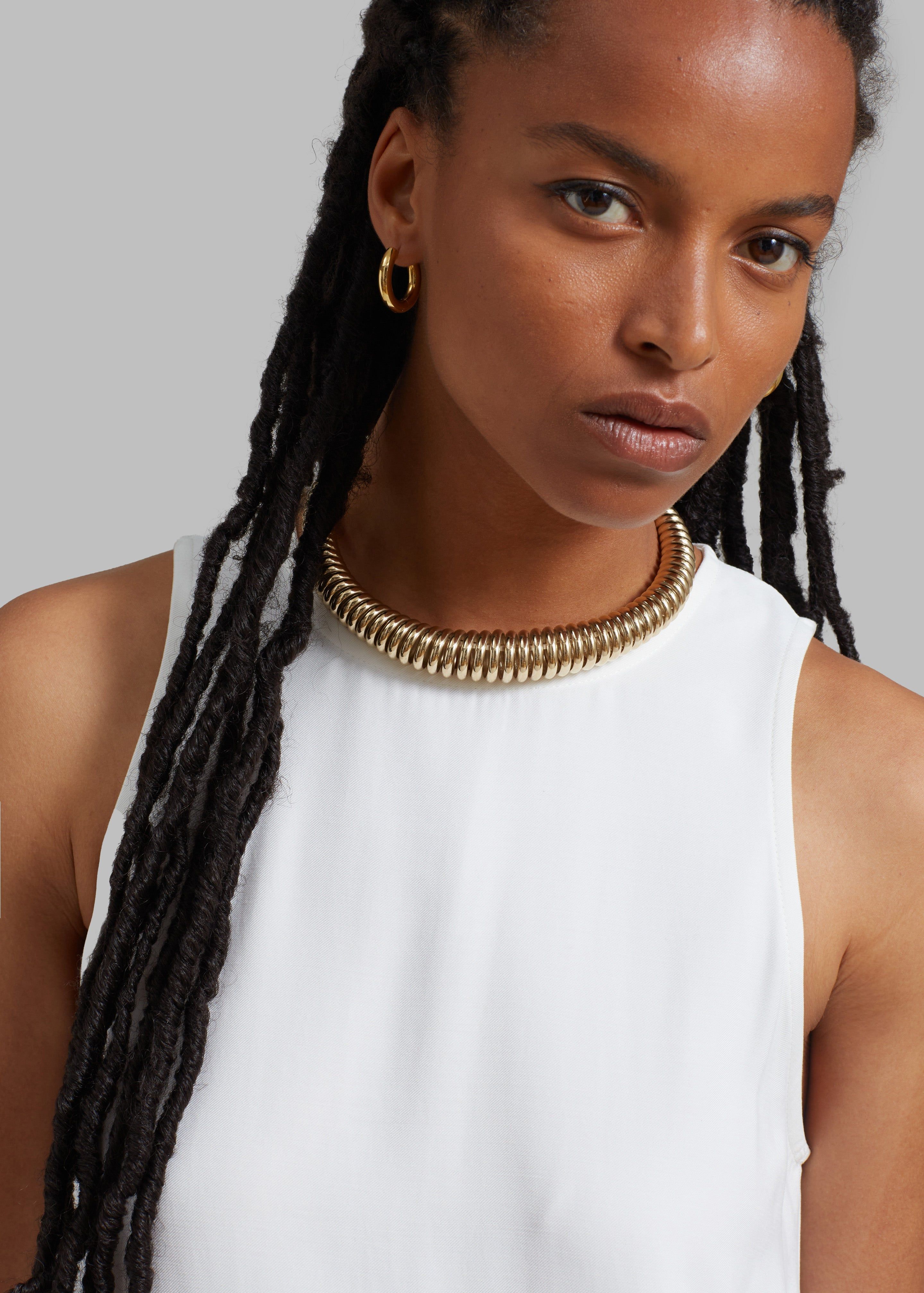 Phoebe Sleeveless Maxi Dress - White sold by Frankie Shop product image thumbnail 4