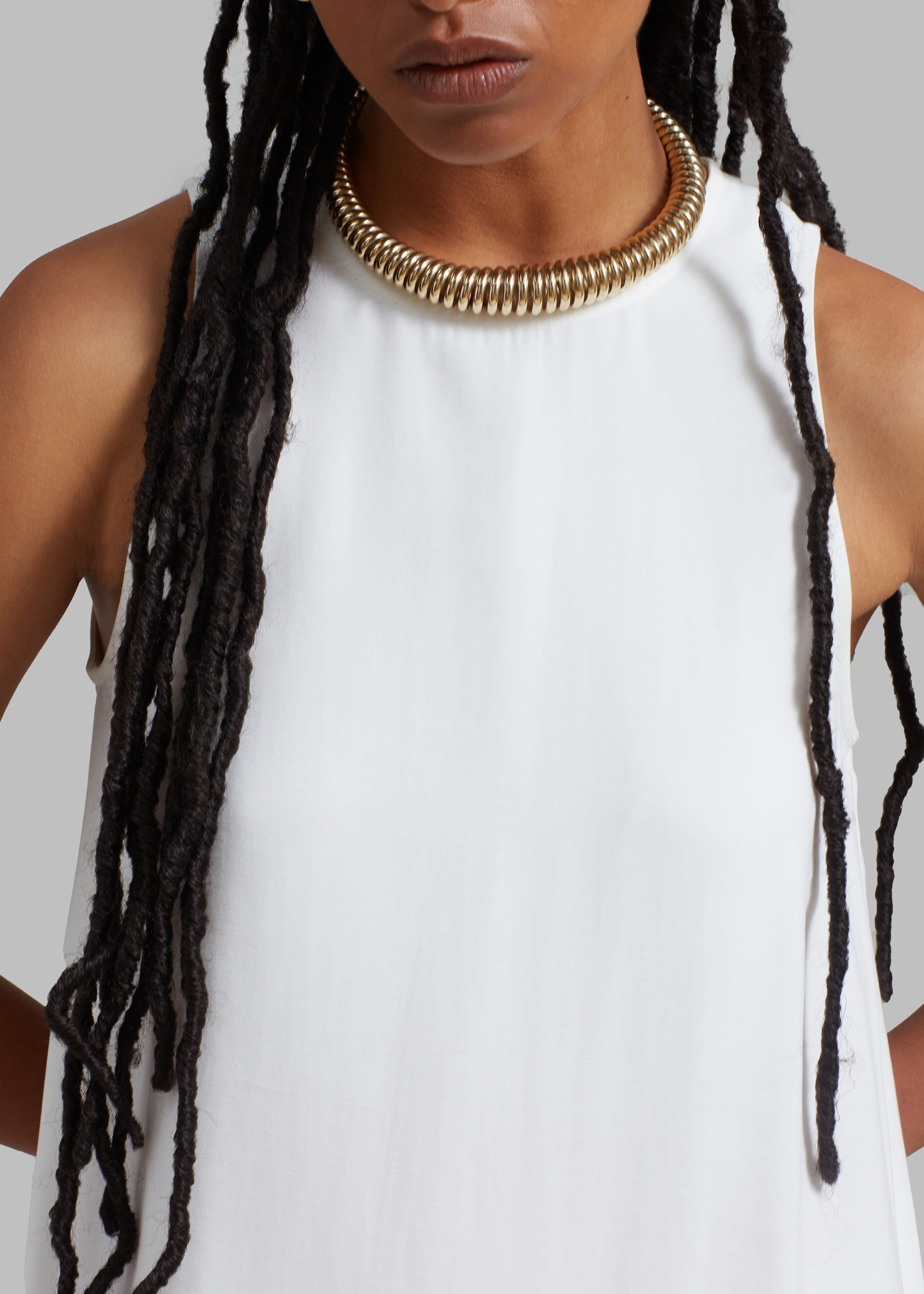 Phoebe Sleeveless Maxi Dress - White sold by Frankie Shop product image thumbnail 3