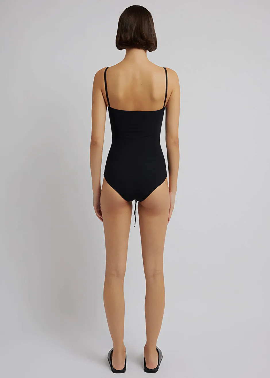Christopher Esber Ruched Disconnect Swimsuit - Black sold by Frankie Shop product image thumbnail 4
