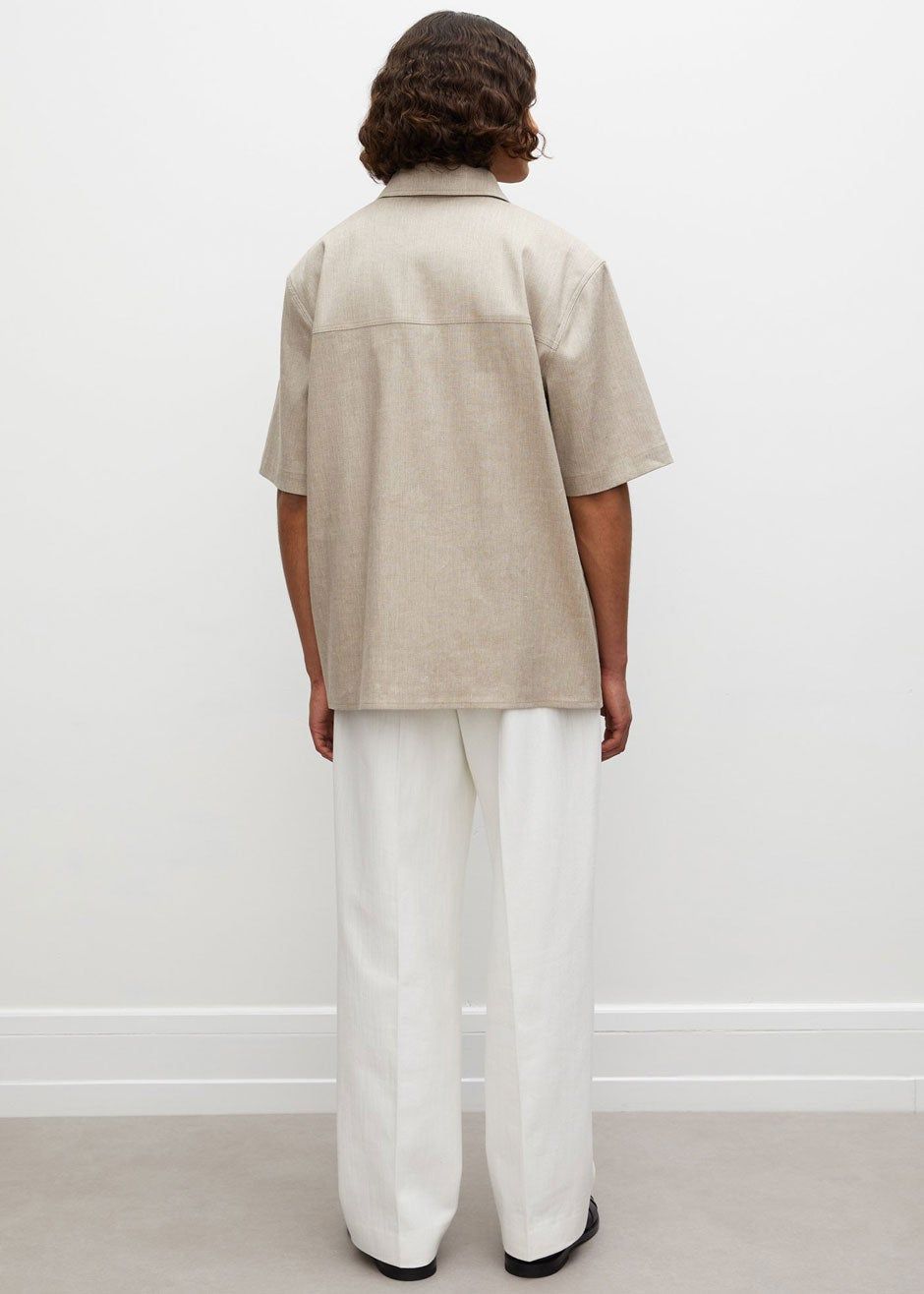 Róhe Eli Unisex Shirt - Beige sold by Frankie Shop product image thumbnail 9