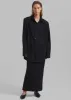 Hollis Padded Shoulder Shirt - Black sold by Frankie Shop