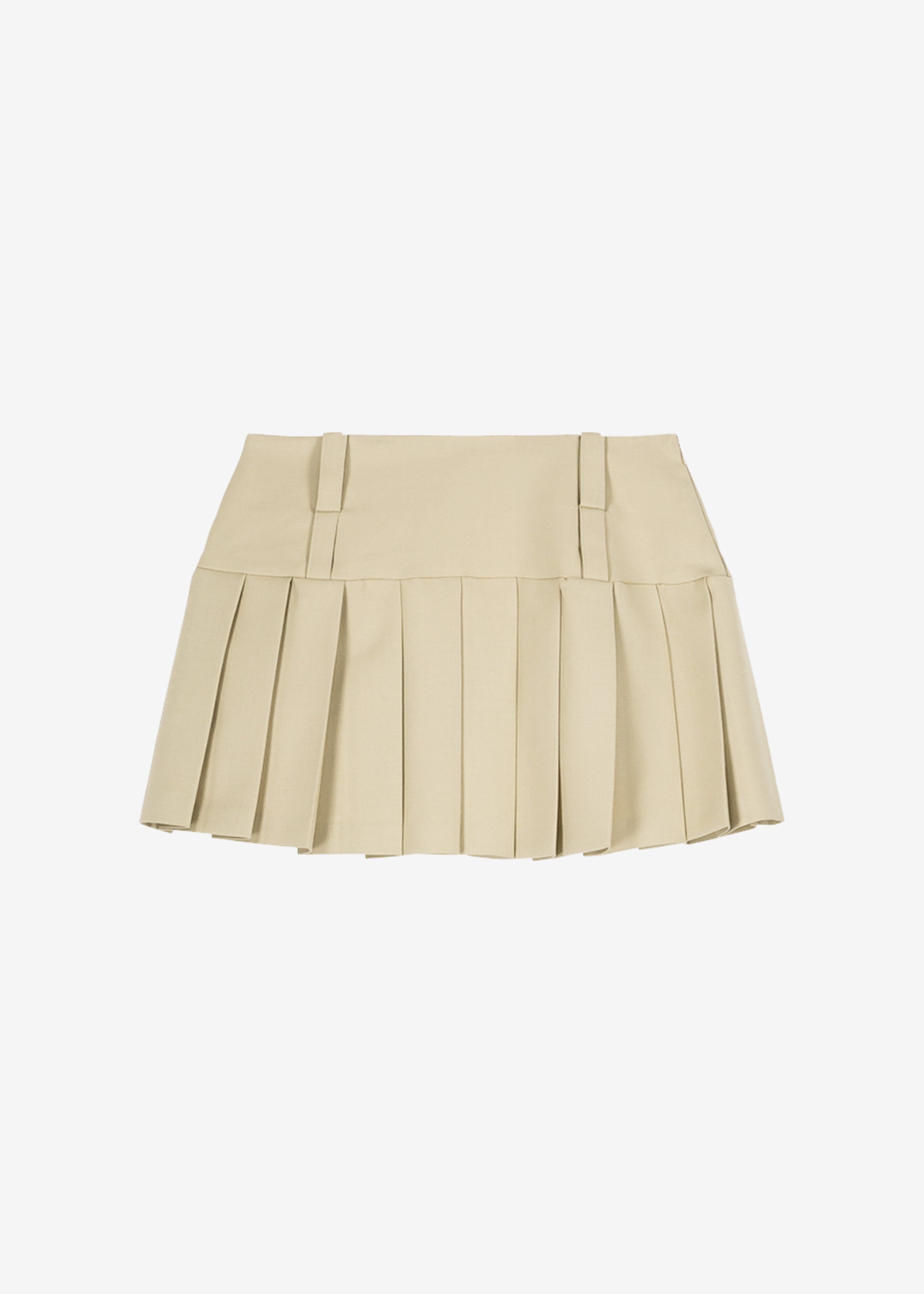 Nicole Pleated Mini Skirt - Camel sold by Frankie Shop product image thumbnail 10