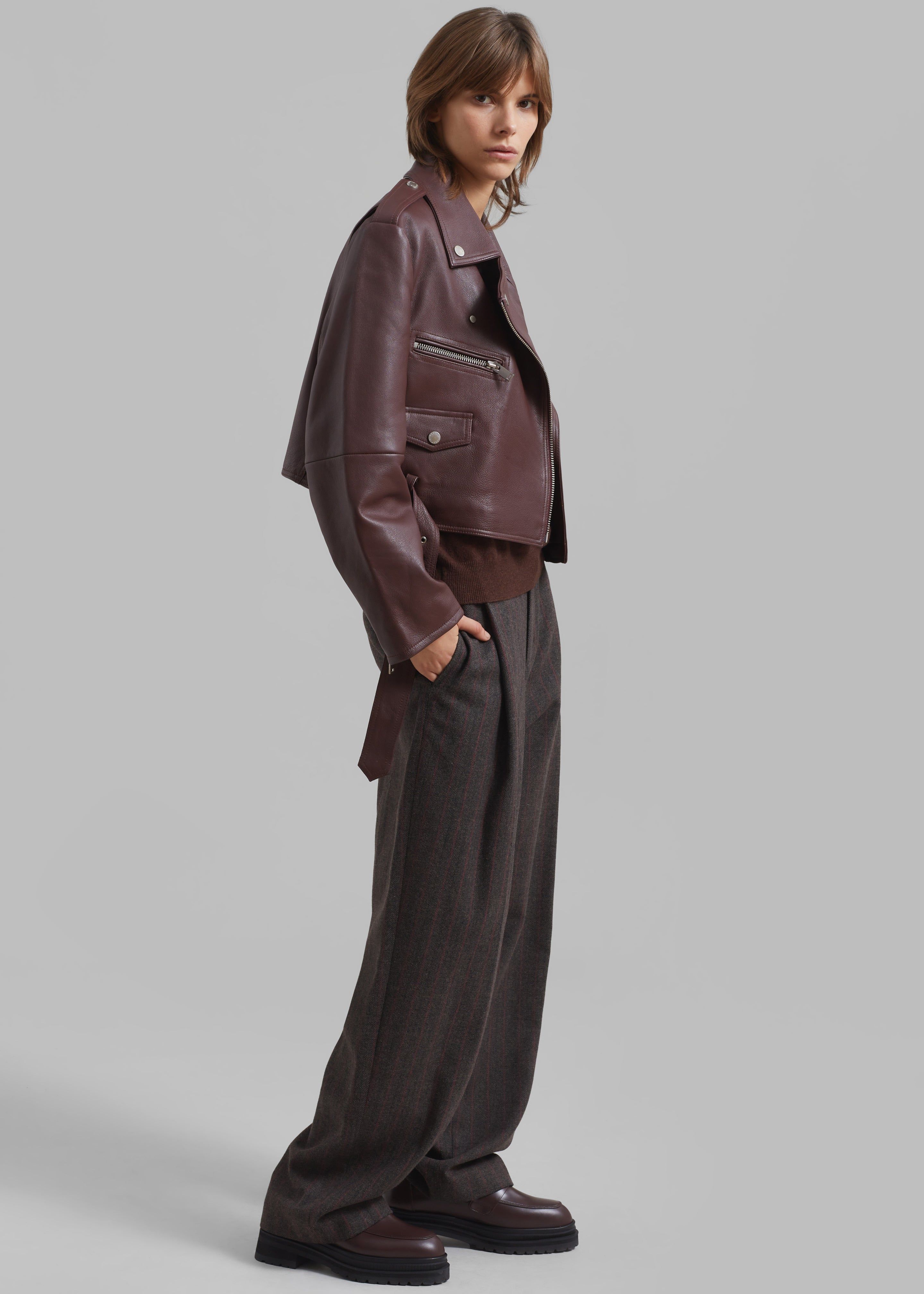 Gestuz Basilia GZ Short Jacket - Bitter Chocolate sold by Frankie Shop product image thumbnail 2