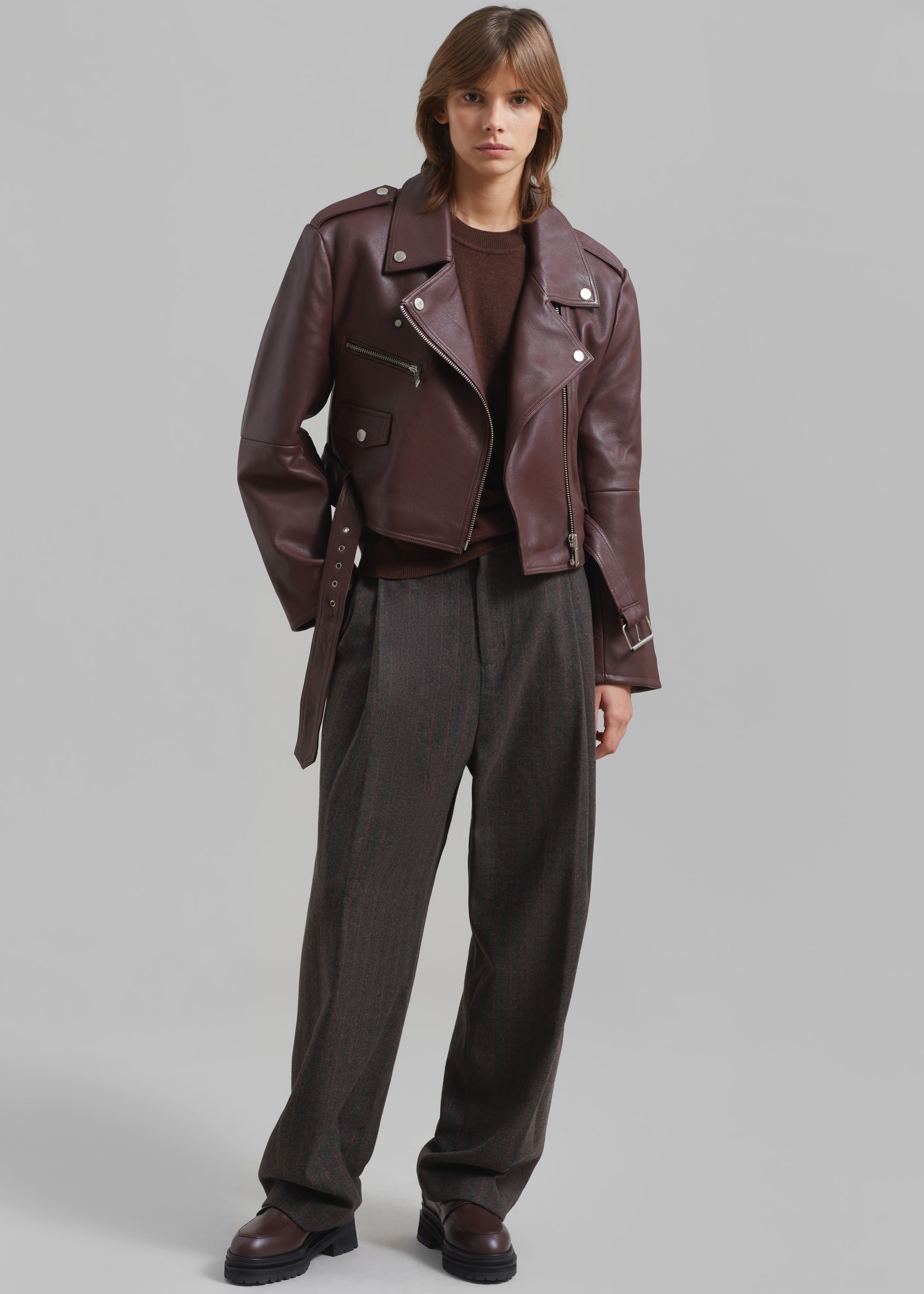 Gestuz Basilia GZ Short Jacket - Bitter Chocolate sold by Frankie Shop product image thumbnail 5