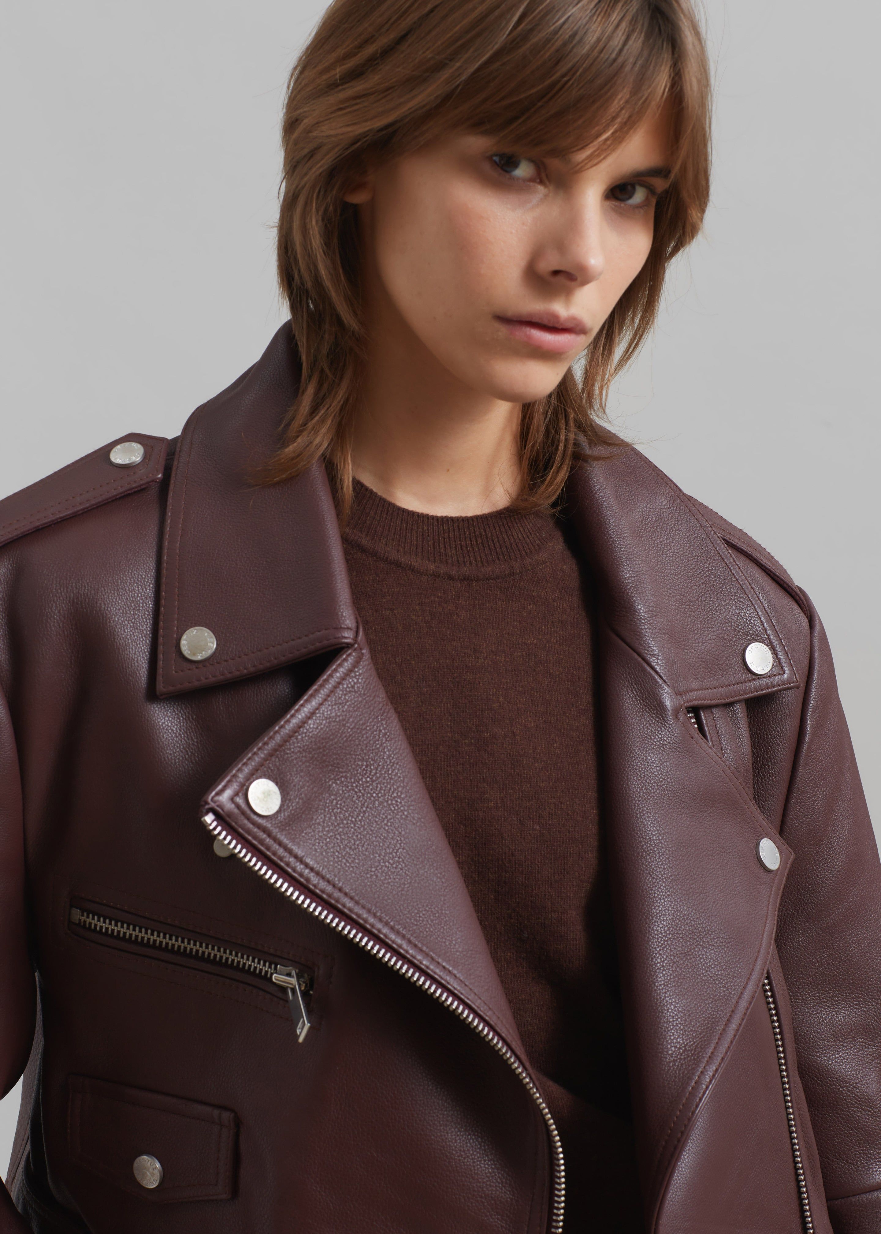 Gestuz Basilia GZ Short Jacket - Bitter Chocolate sold by Frankie Shop product image thumbnail 3