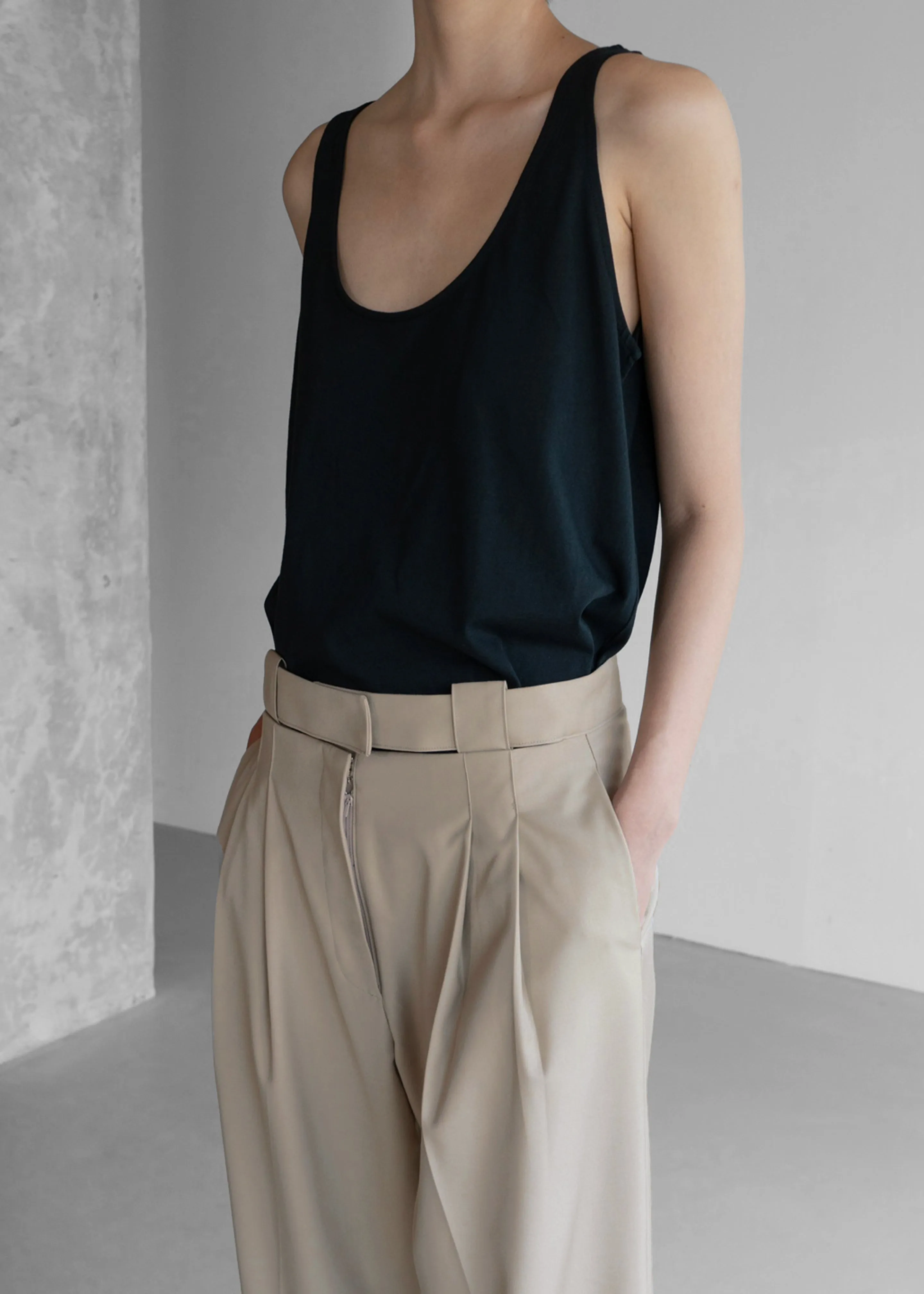 Penelope Tank Top - Black sold by Frankie Shop