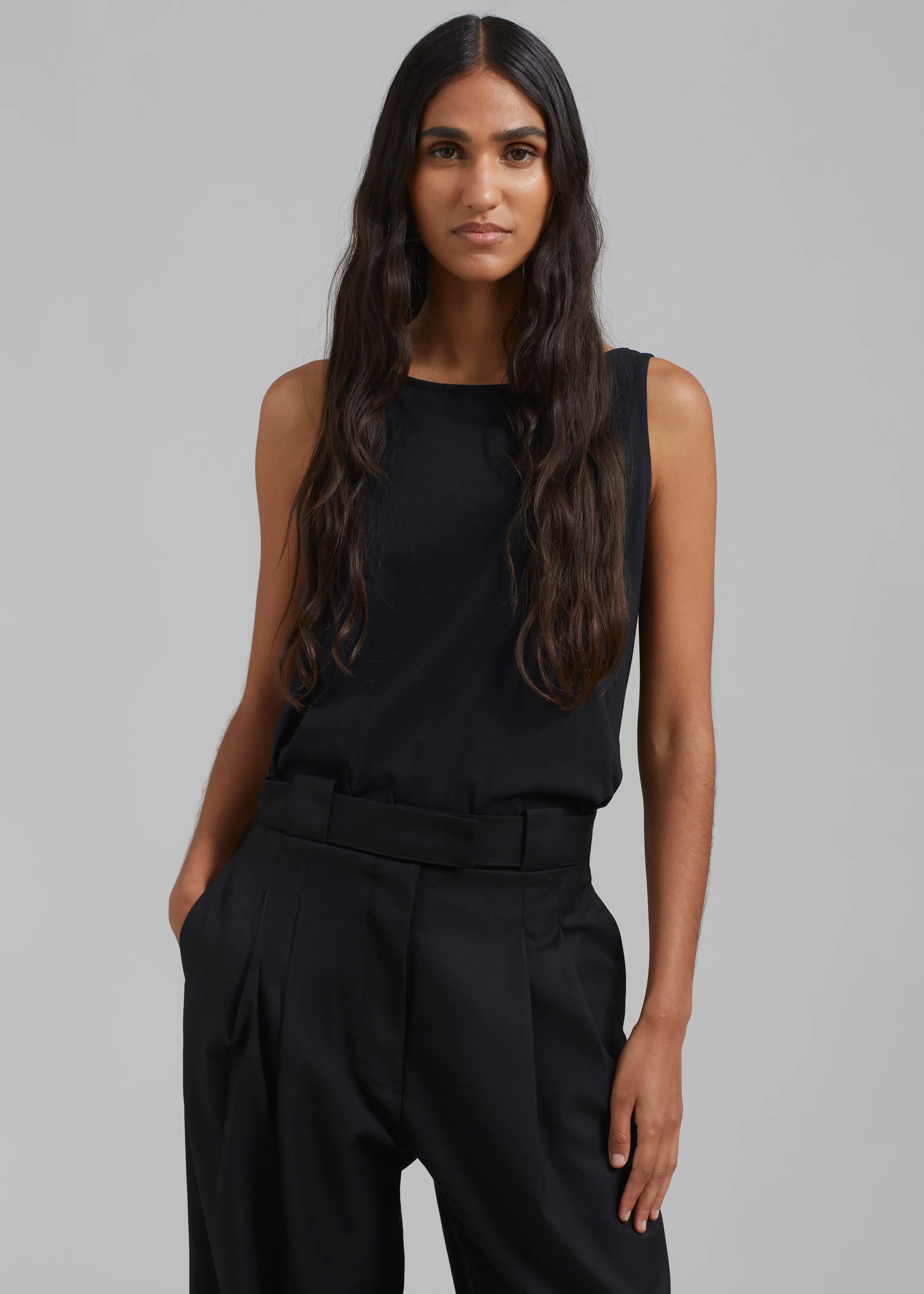 Penelope Tank Top - Black sold by Frankie Shop product image thumbnail 2