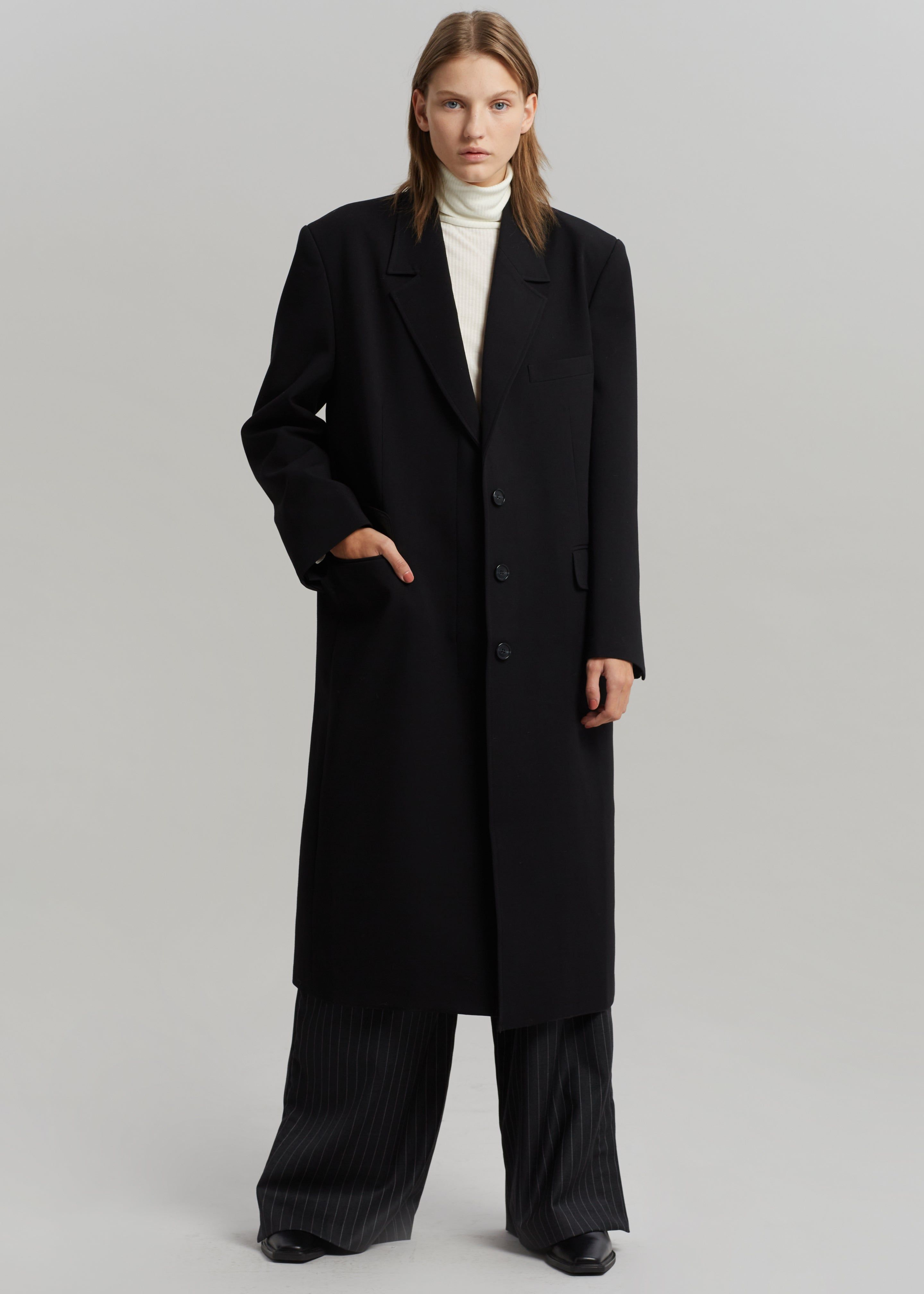 Eevi Overcoat - Black sold by Frankie Shop product image thumbnail 7