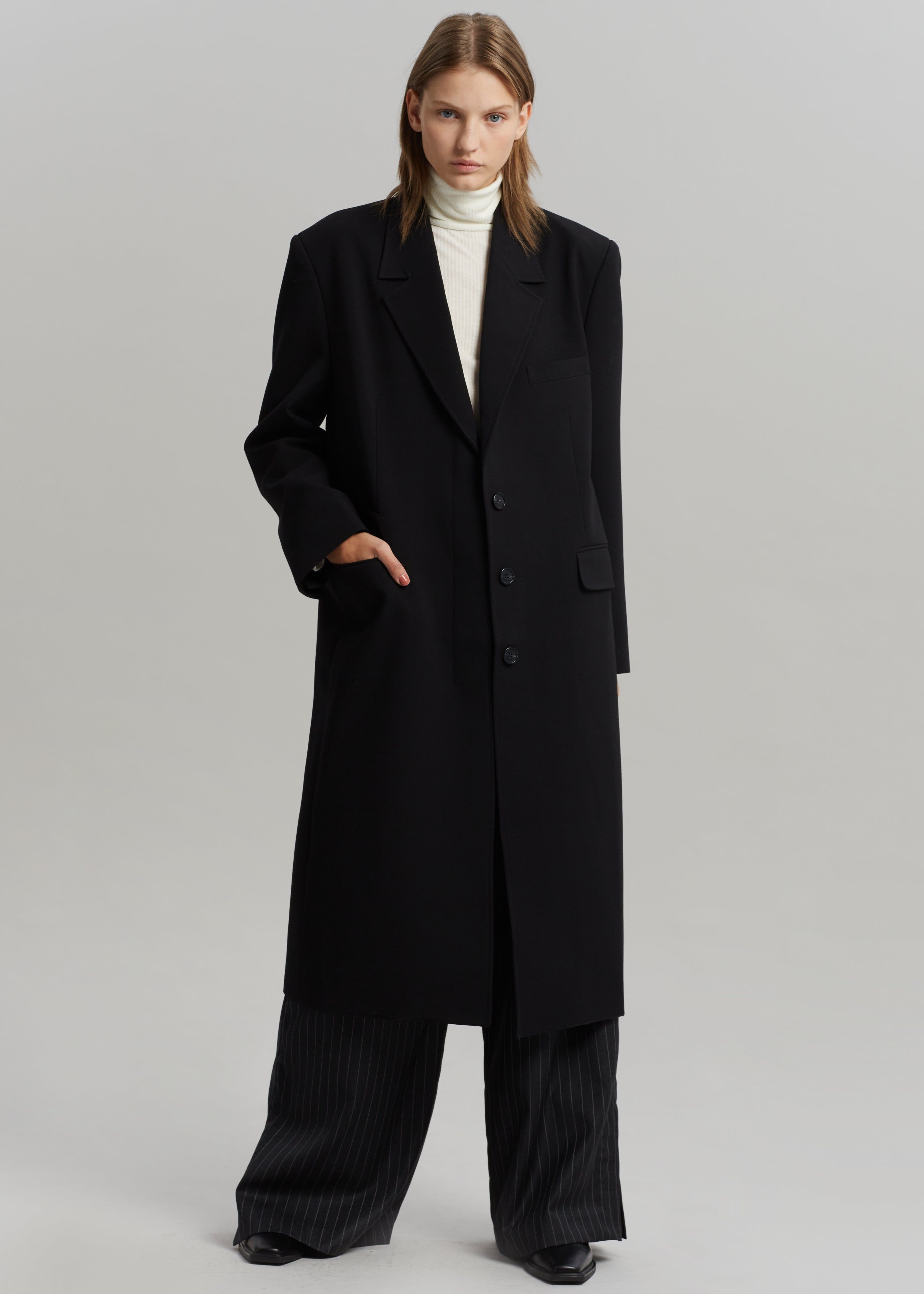 Eevi Overcoat - Black sold by Frankie Shop product image thumbnail 2