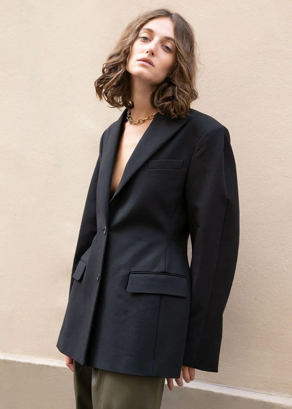 Colette Hourglass Blazer - Black sold by Frankie Shop product image thumbnail 4