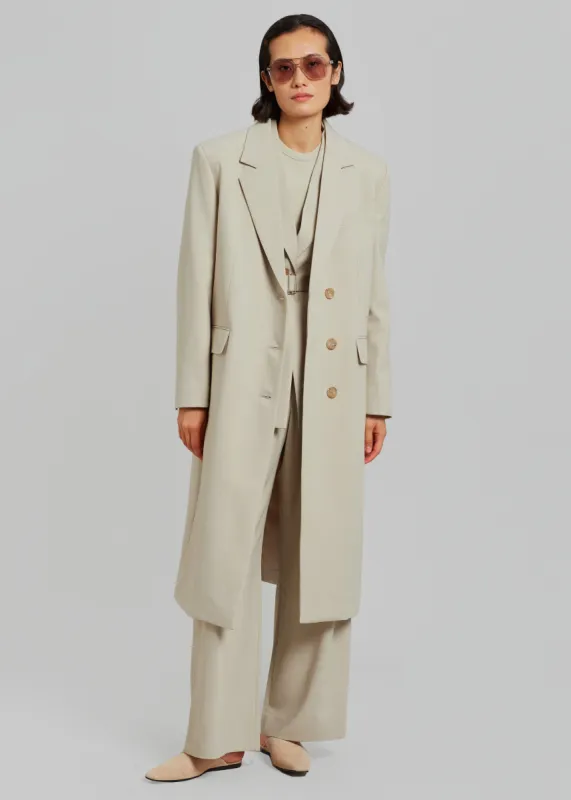 Aliye Coat - Beige made by Frankie Shop