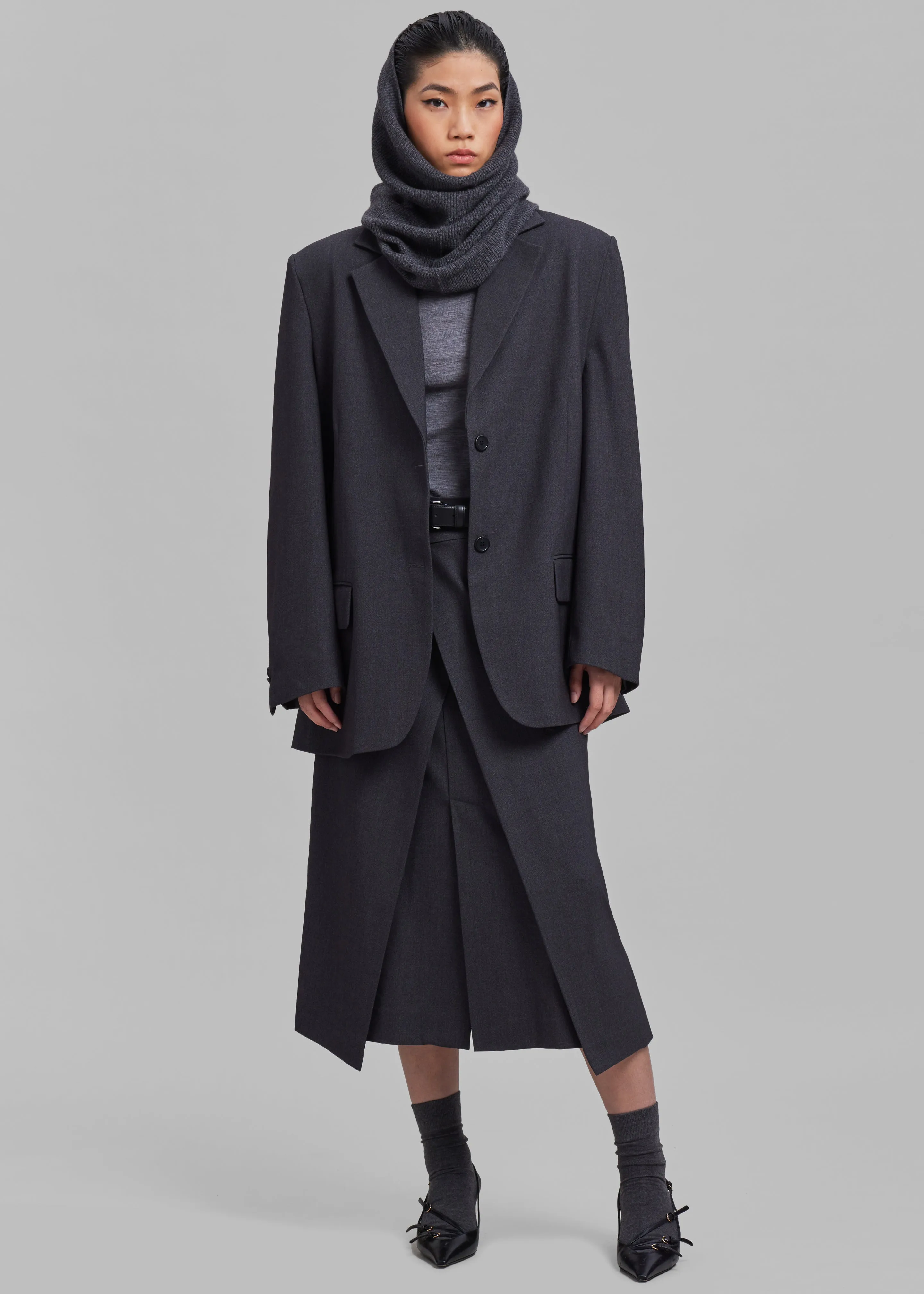 Andy Blazer - Charcoal sold by Frankie Shop product image thumbnail 5