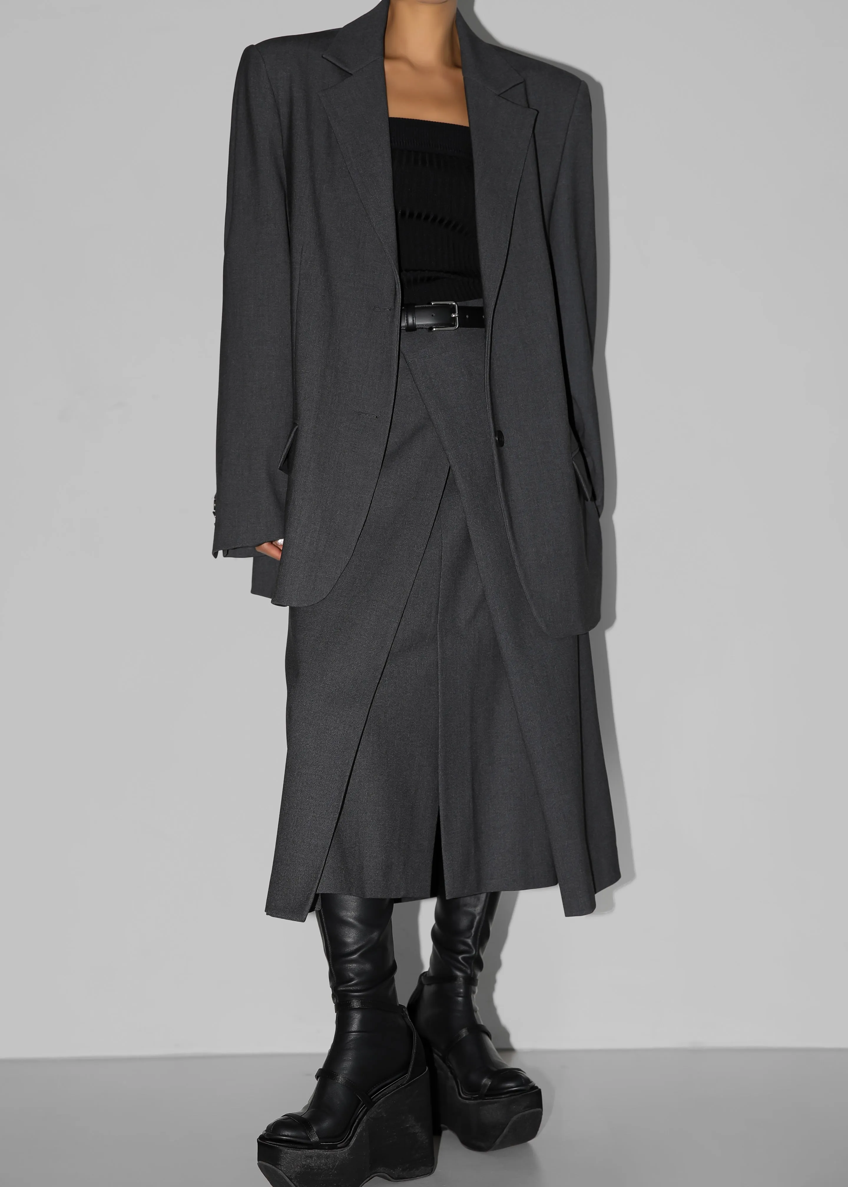 Andy Blazer - Charcoal sold by Frankie Shop product image thumbnail 3