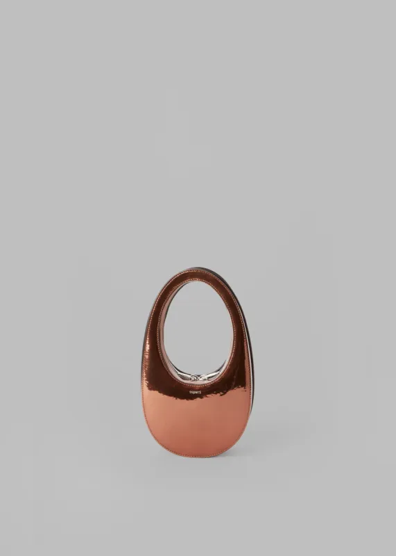 Coperni Mirrored Mini Swipe Bag - Brown sold by Frankie Shop