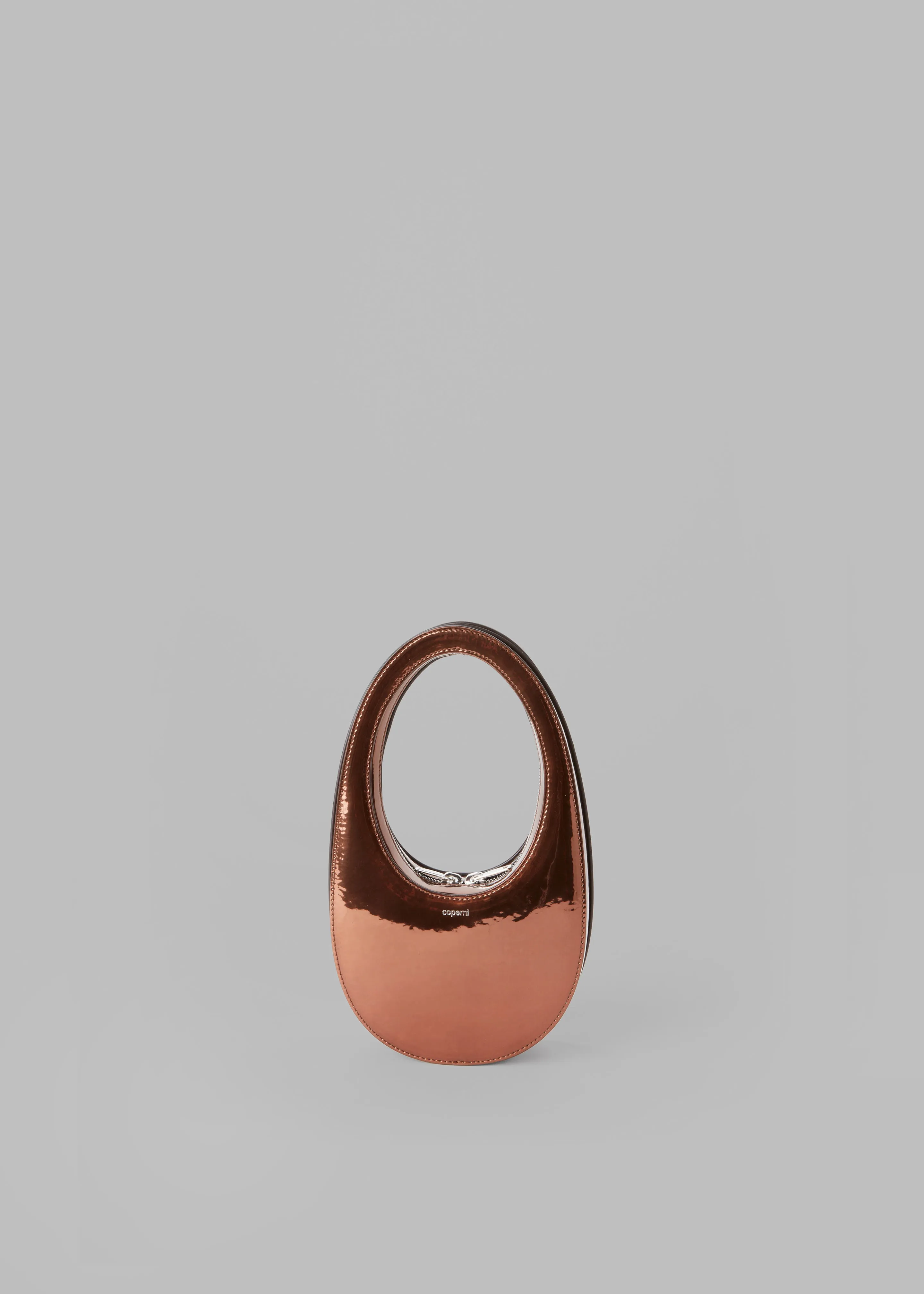 Coperni Mirrored Mini Swipe Bag - Brown sold by Frankie Shop