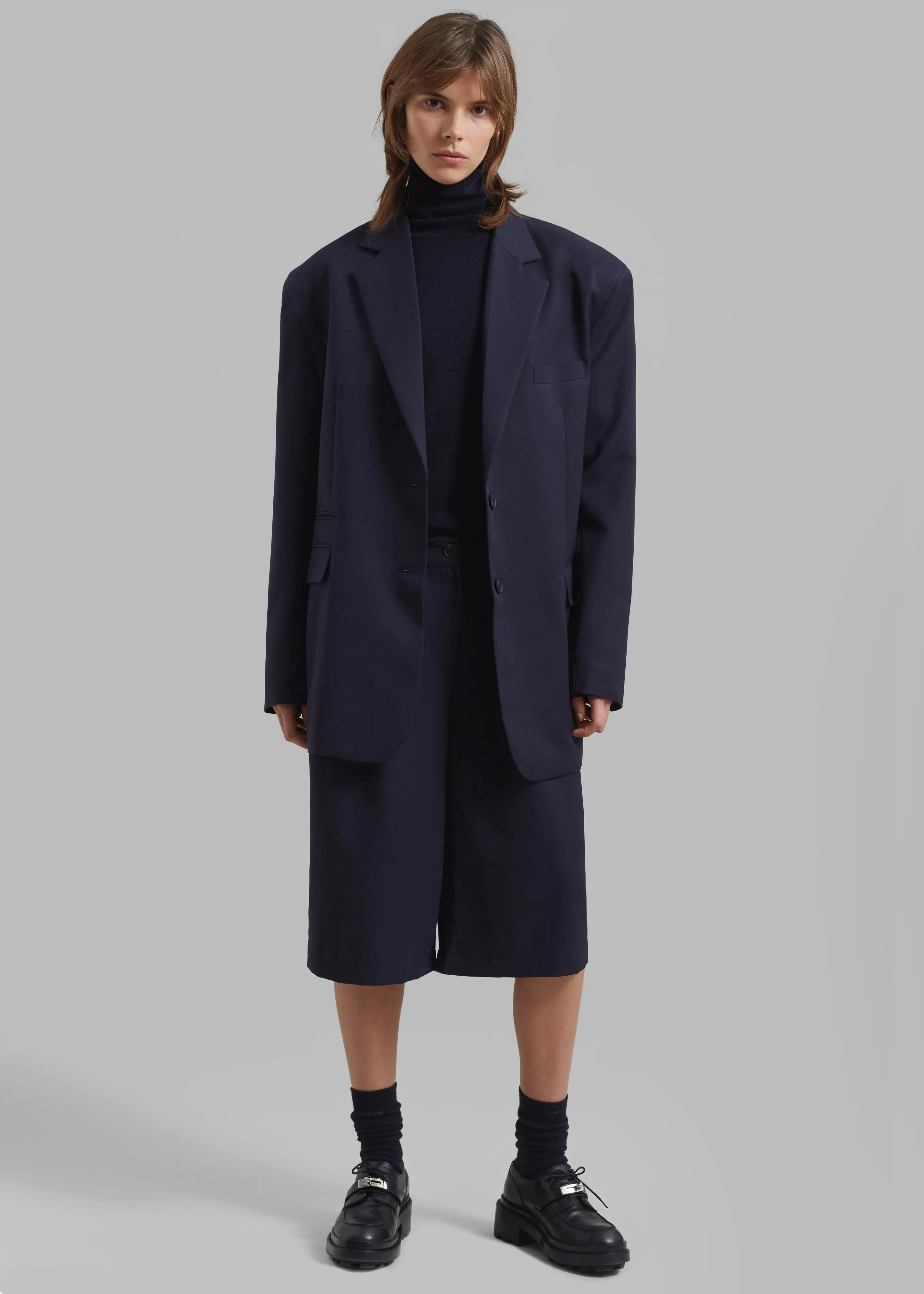 Wilma Blazer - Navy sold by Frankie Shop product image thumbnail 3