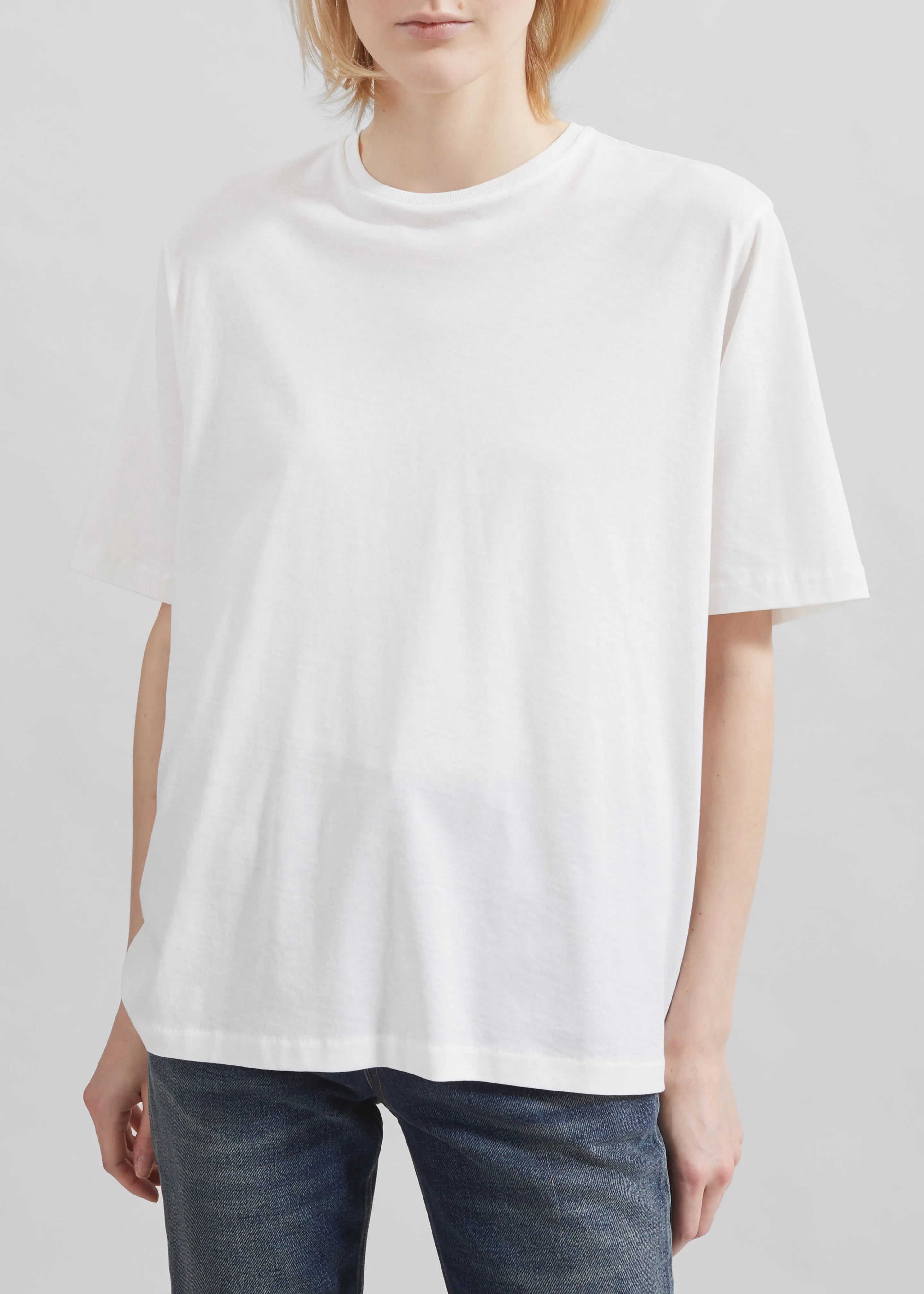 Harper Soft Organic T-Shirt - Off White sold by Frankie Shop product image thumbnail 3