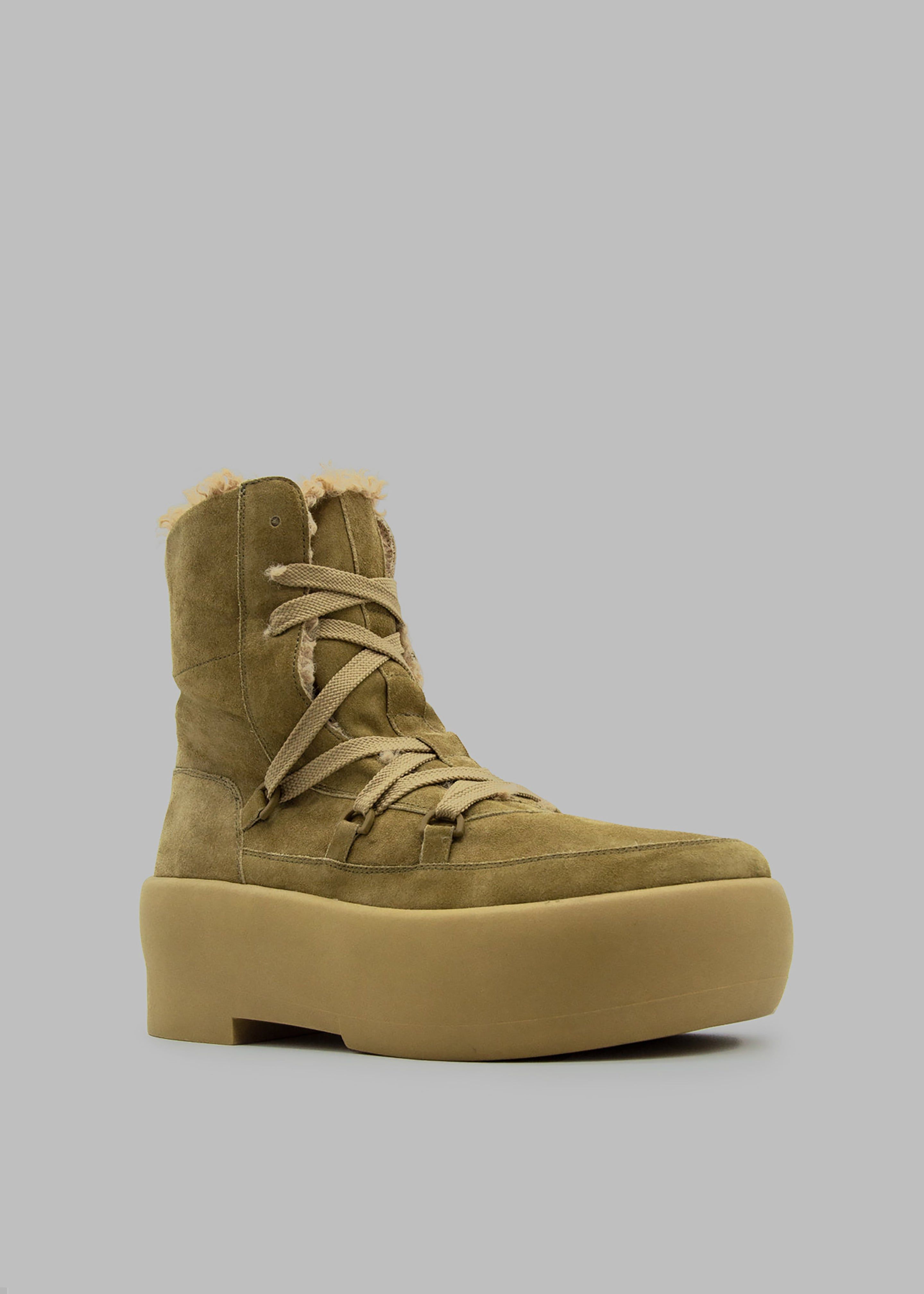 Gia Borghini 24 Lace Up Chunky Sole Bootie - Sand sold by Frankie Shop product image thumbnail 4