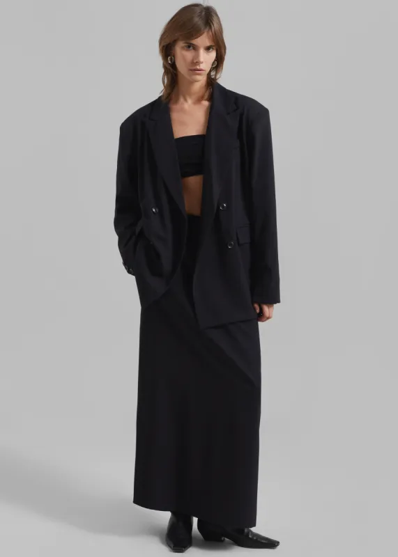 Allison Long Skirt - Black made by Frankie Shop