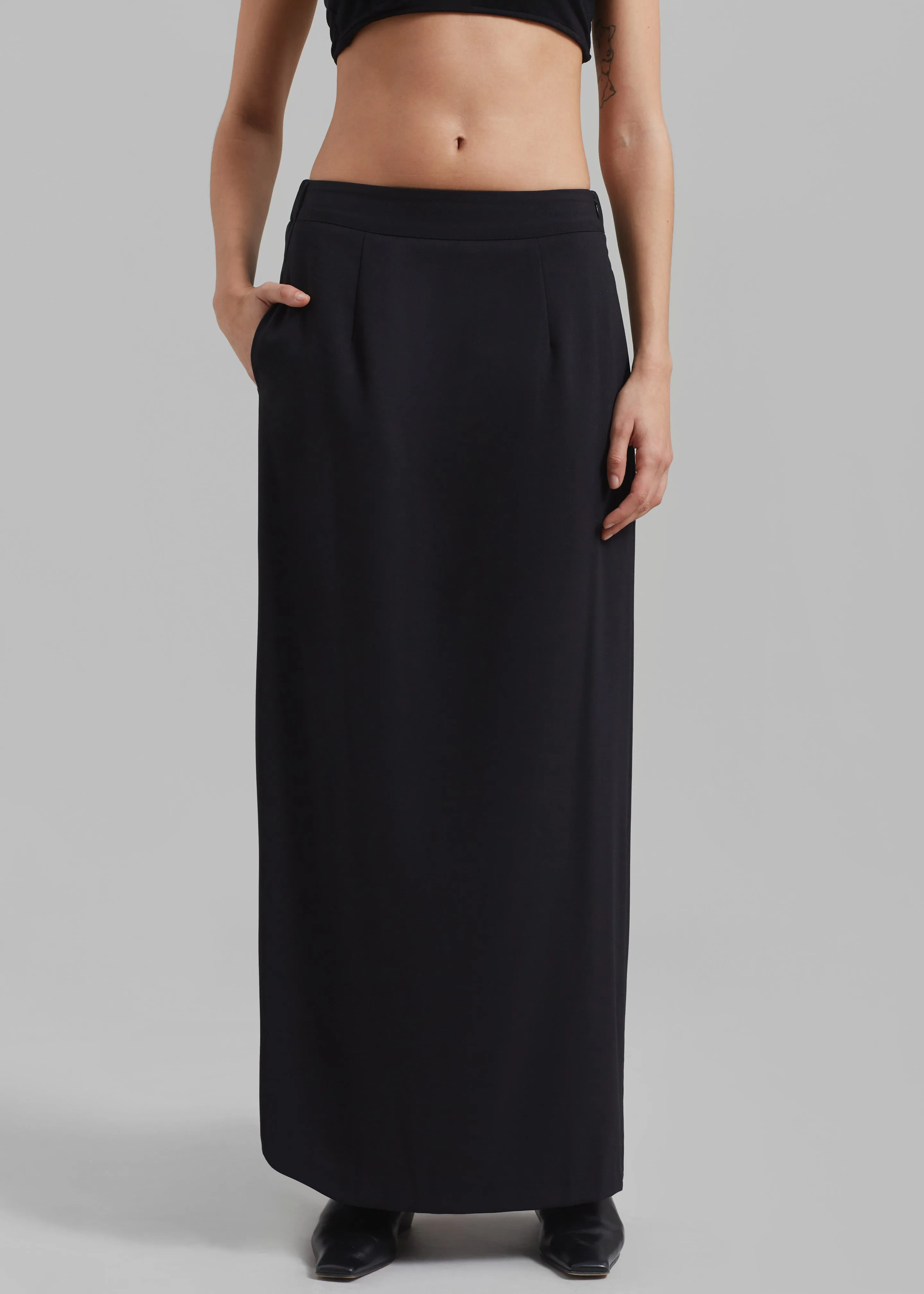 Allison Long Skirt - Black sold by Frankie Shop product image thumbnail 5