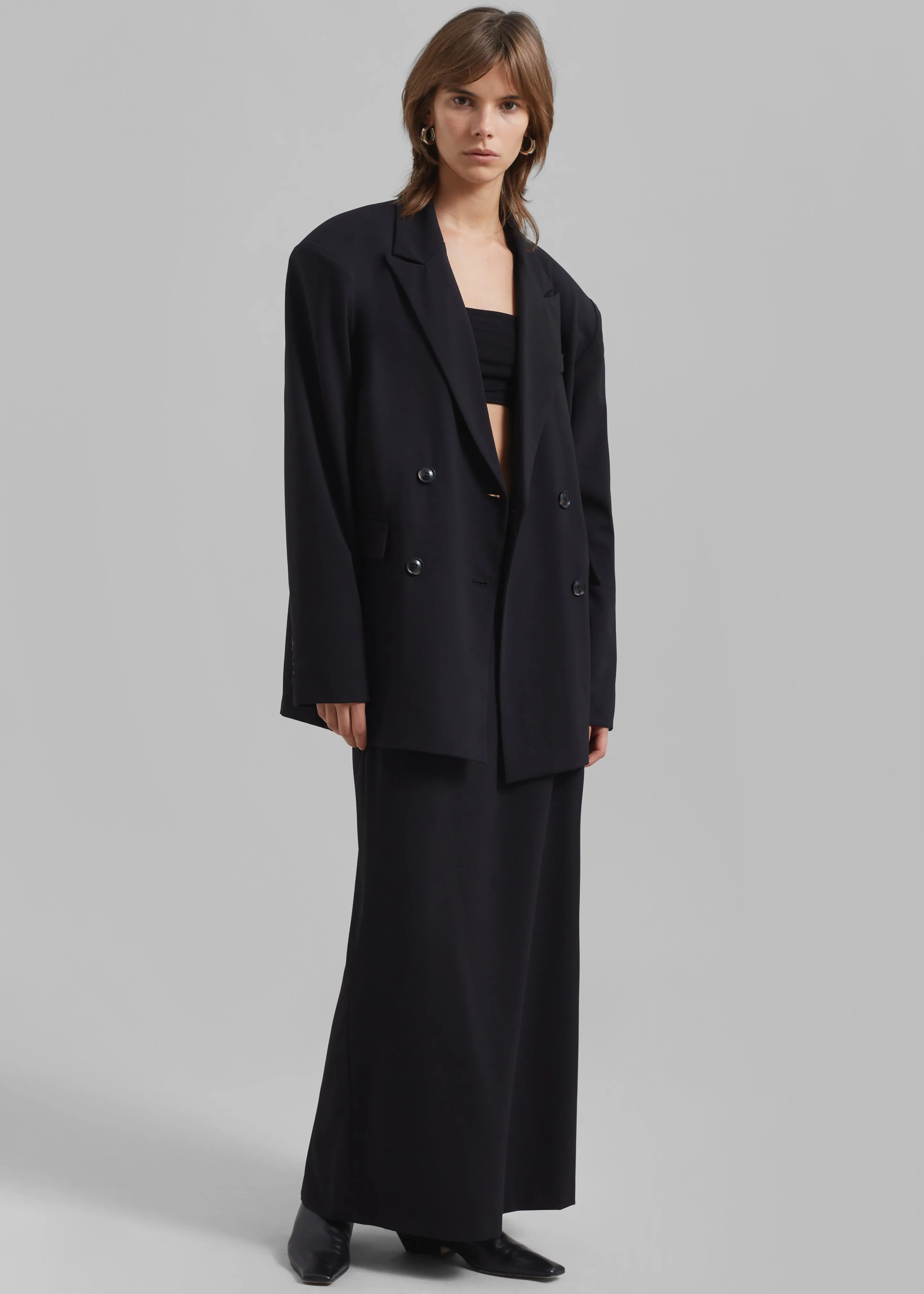 Allison Long Skirt - Black sold by Frankie Shop product image thumbnail 4