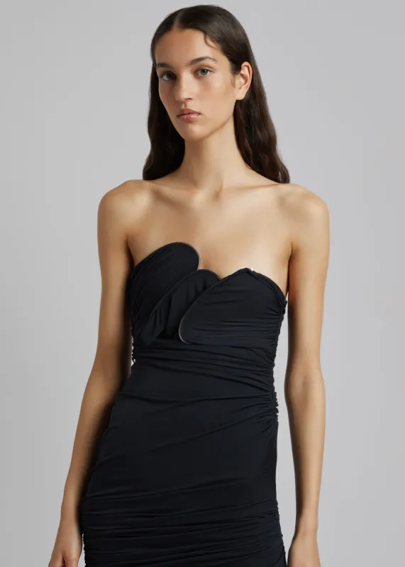Christopher Esber Encompassed Looped Bodice Dress - Black sold by Frankie Shop
