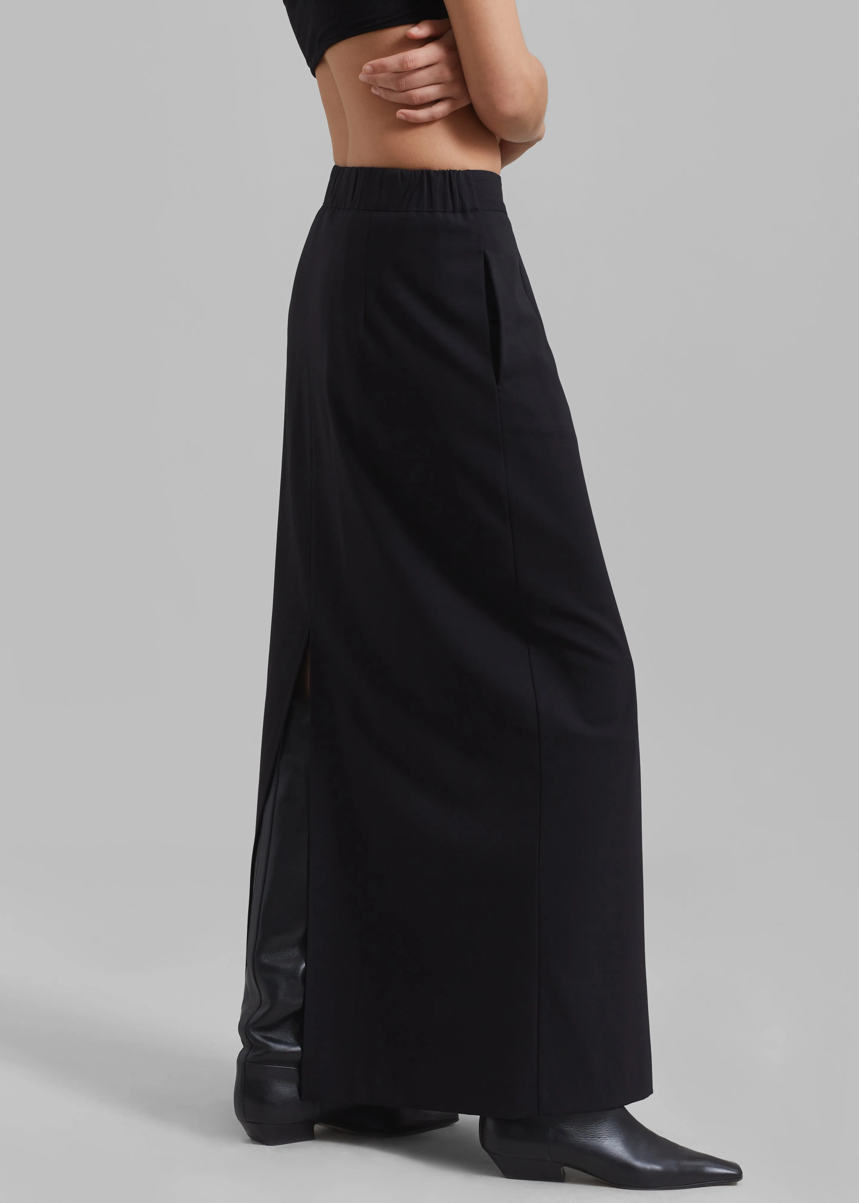 Allison Long Skirt - Black sold by Frankie Shop product image thumbnail 3