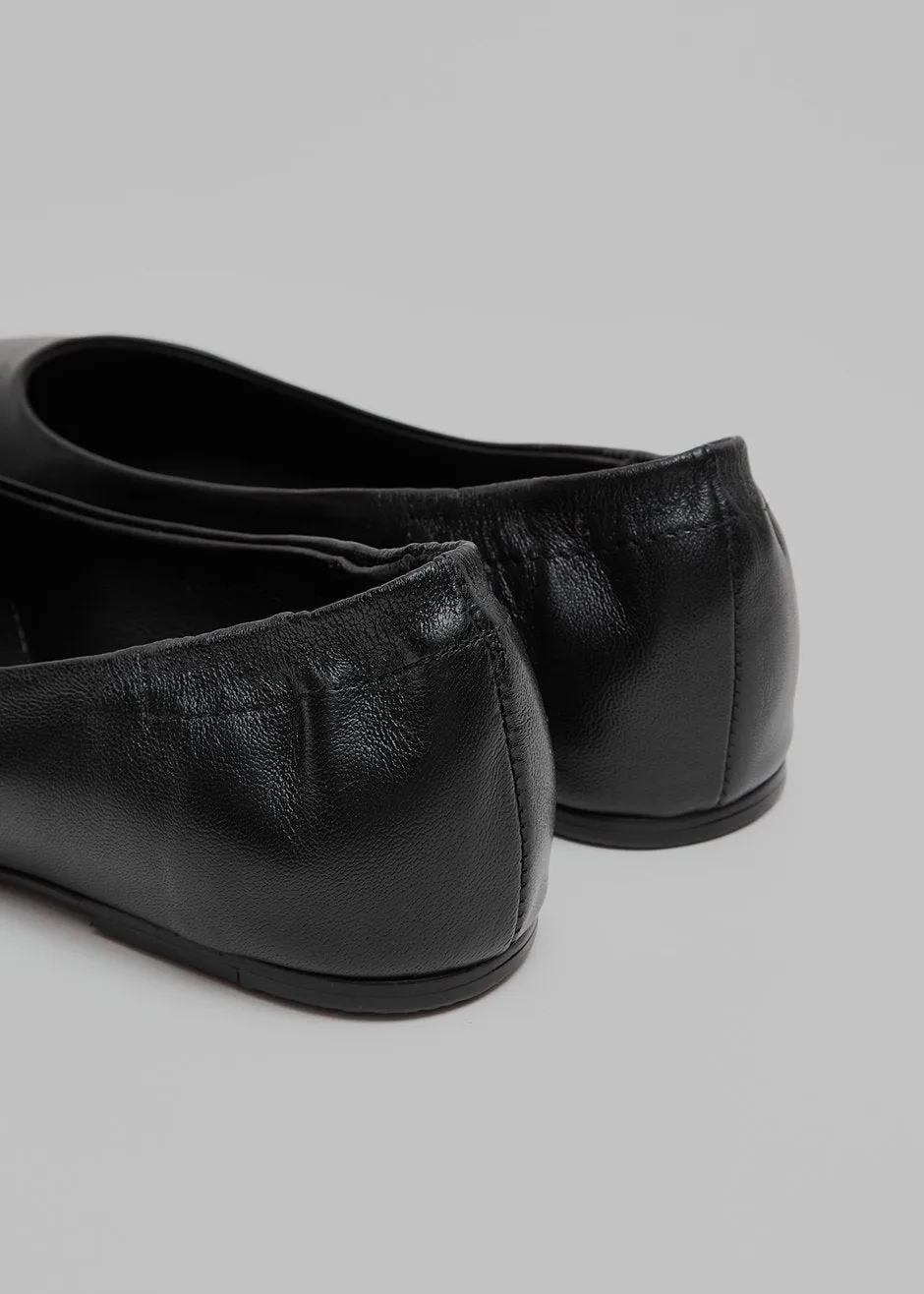 Amomento Rounded Toe Flat - Black sold by Frankie Shop product image thumbnail 3