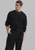 Christopher Long Sleeve Tee - Black sold by Frankie Shop