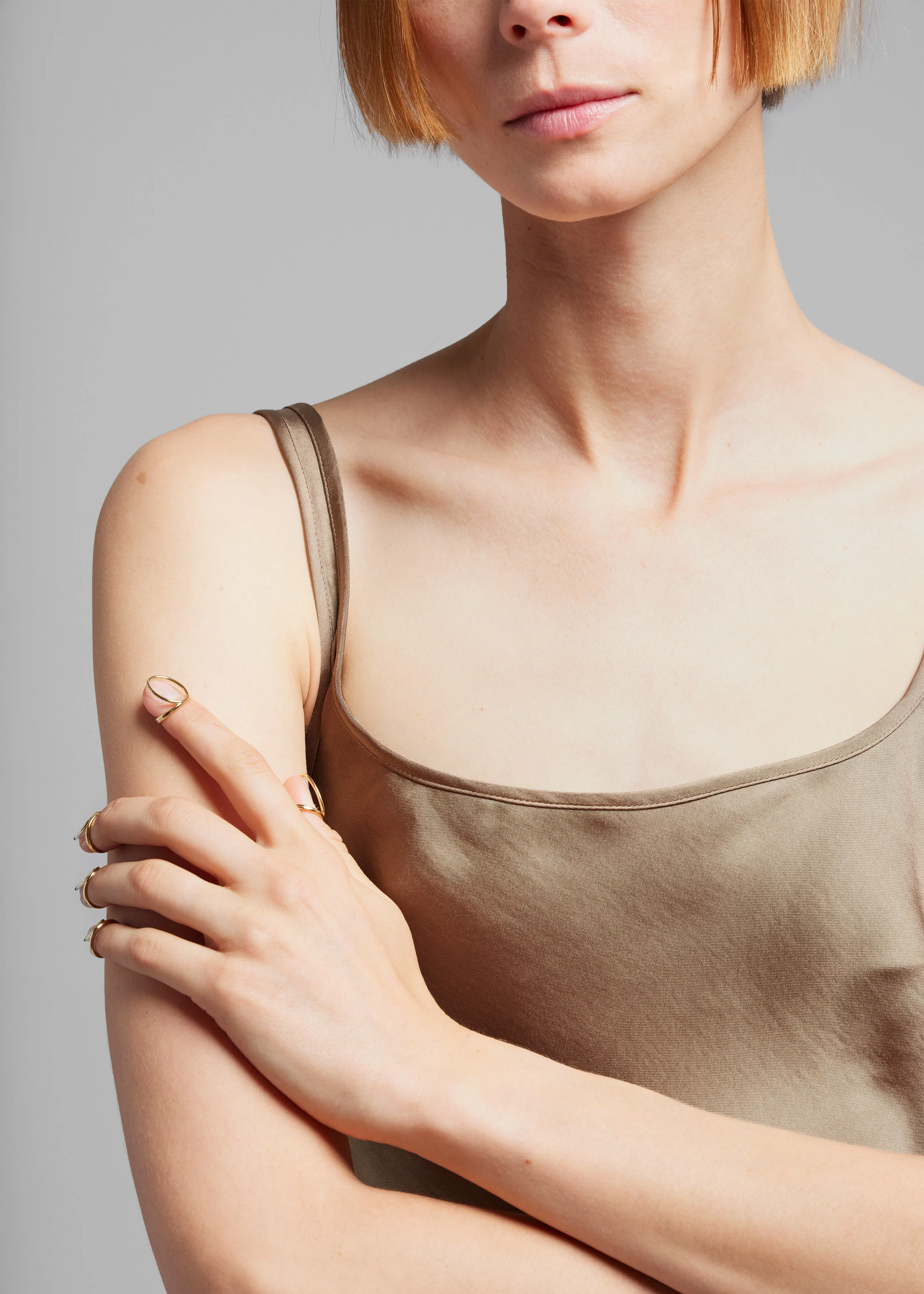 Samsøe Samsøe Sunna Dress - Lead Gray sold by Frankie Shop product image thumbnail 3