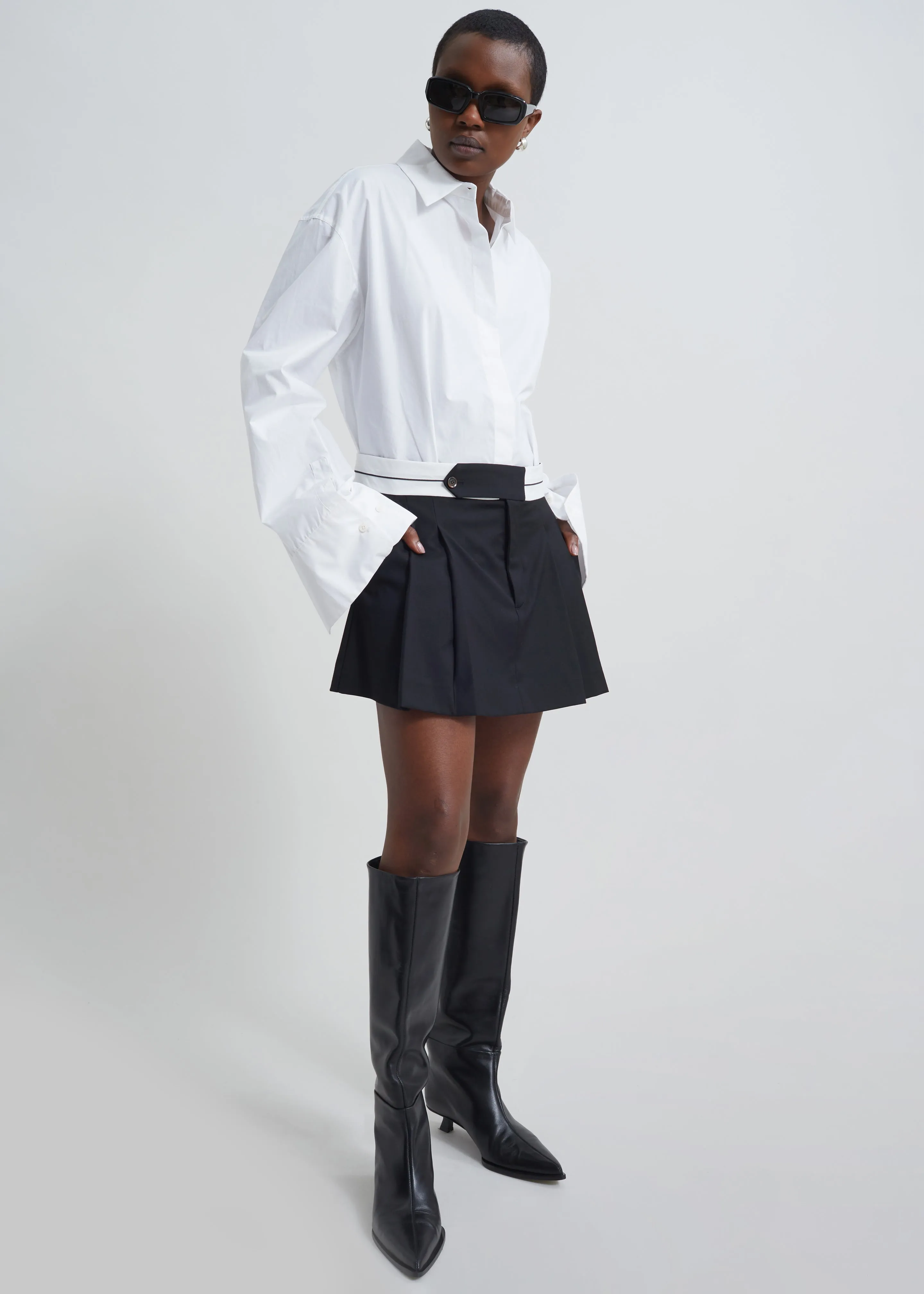 The Garment Pluto Mini Skirt - Black sold by Frankie Shop