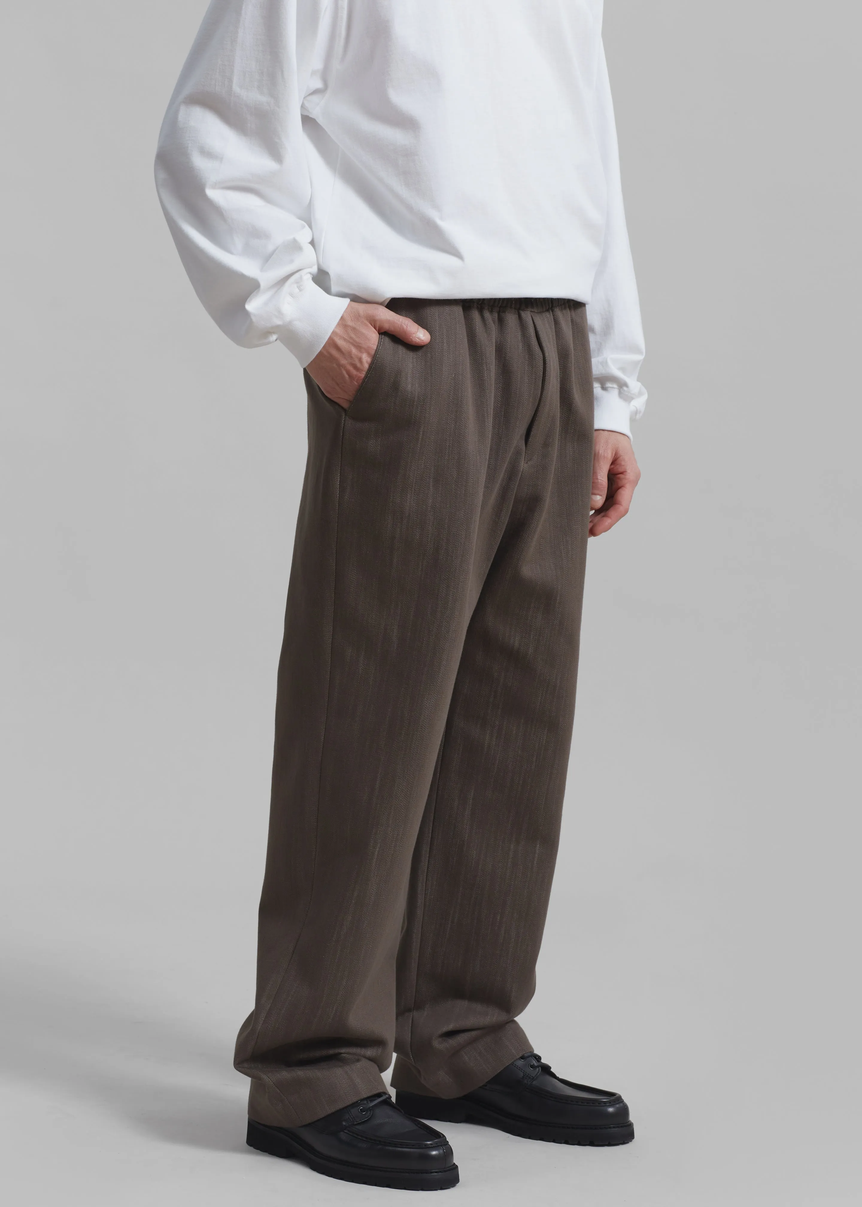 Wells Denim Pants - Brown sold by Frankie Shop product image thumbnail 3