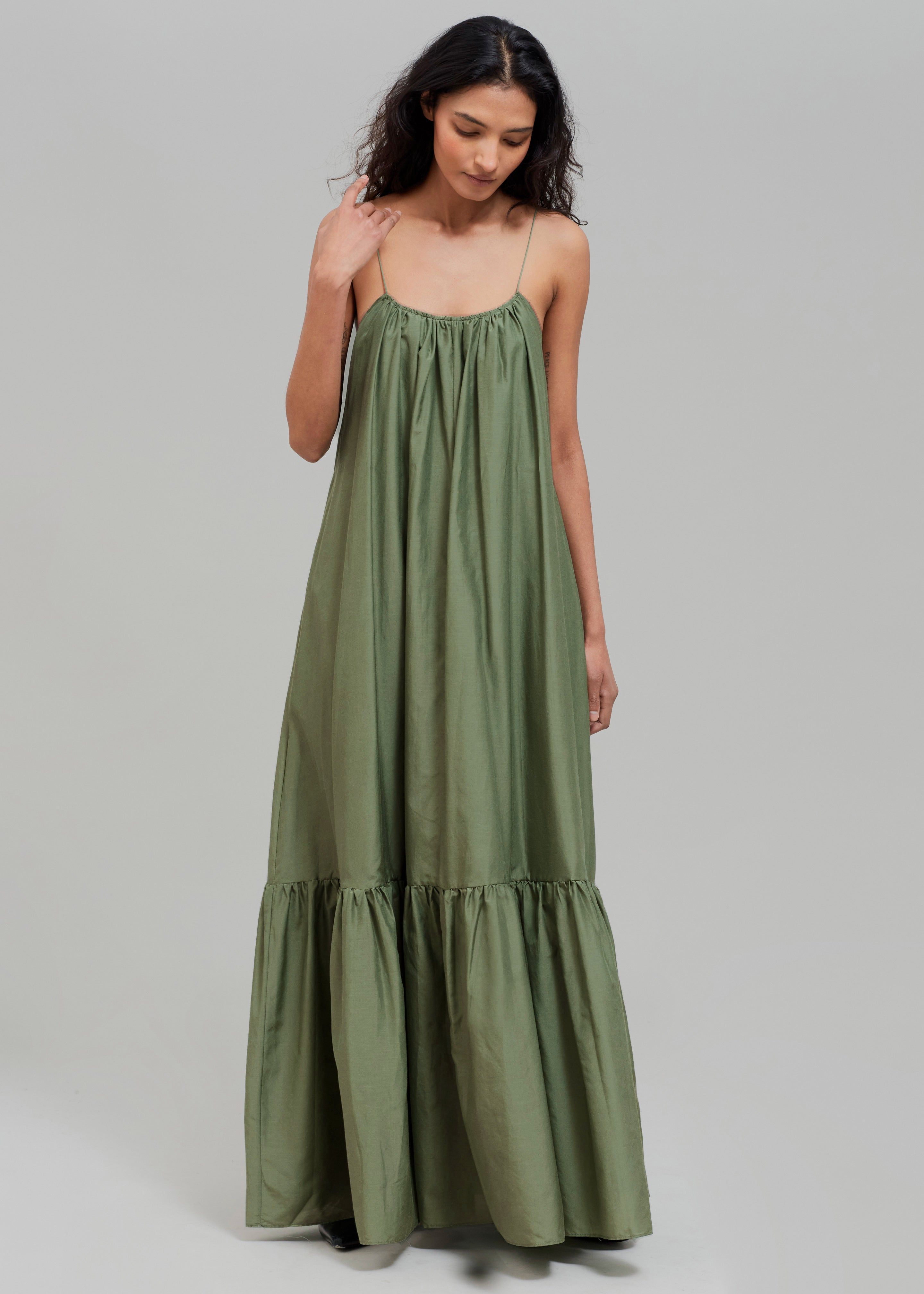 Matteau Single Tier Sundress - Fern sold by Frankie Shop