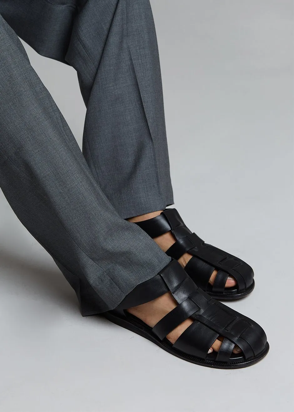 Low Classic Gladiator Sandals - Black sold by Frankie Shop product image thumbnail 2
