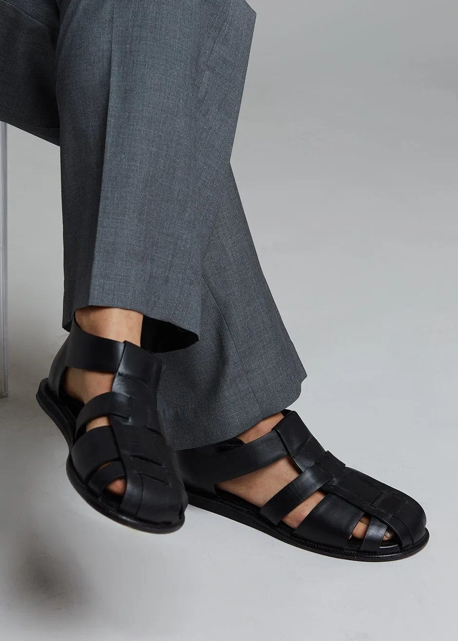 Low Classic Gladiator Sandals - Black sold by Frankie Shop product image thumbnail 5