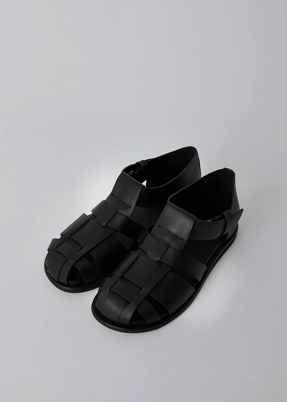Low Classic Gladiator Sandals - Black sold by Frankie Shop product image thumbnail 4