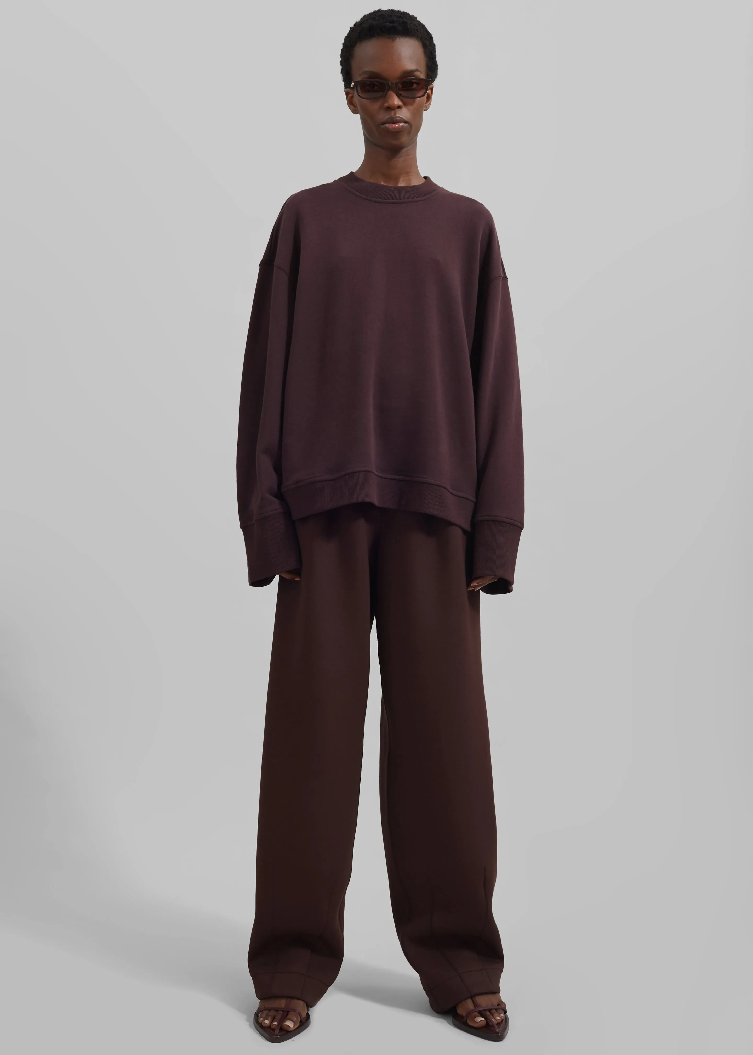 Talia Sweatshirt - Dark Plum sold by Frankie Shop product image thumbnail 3