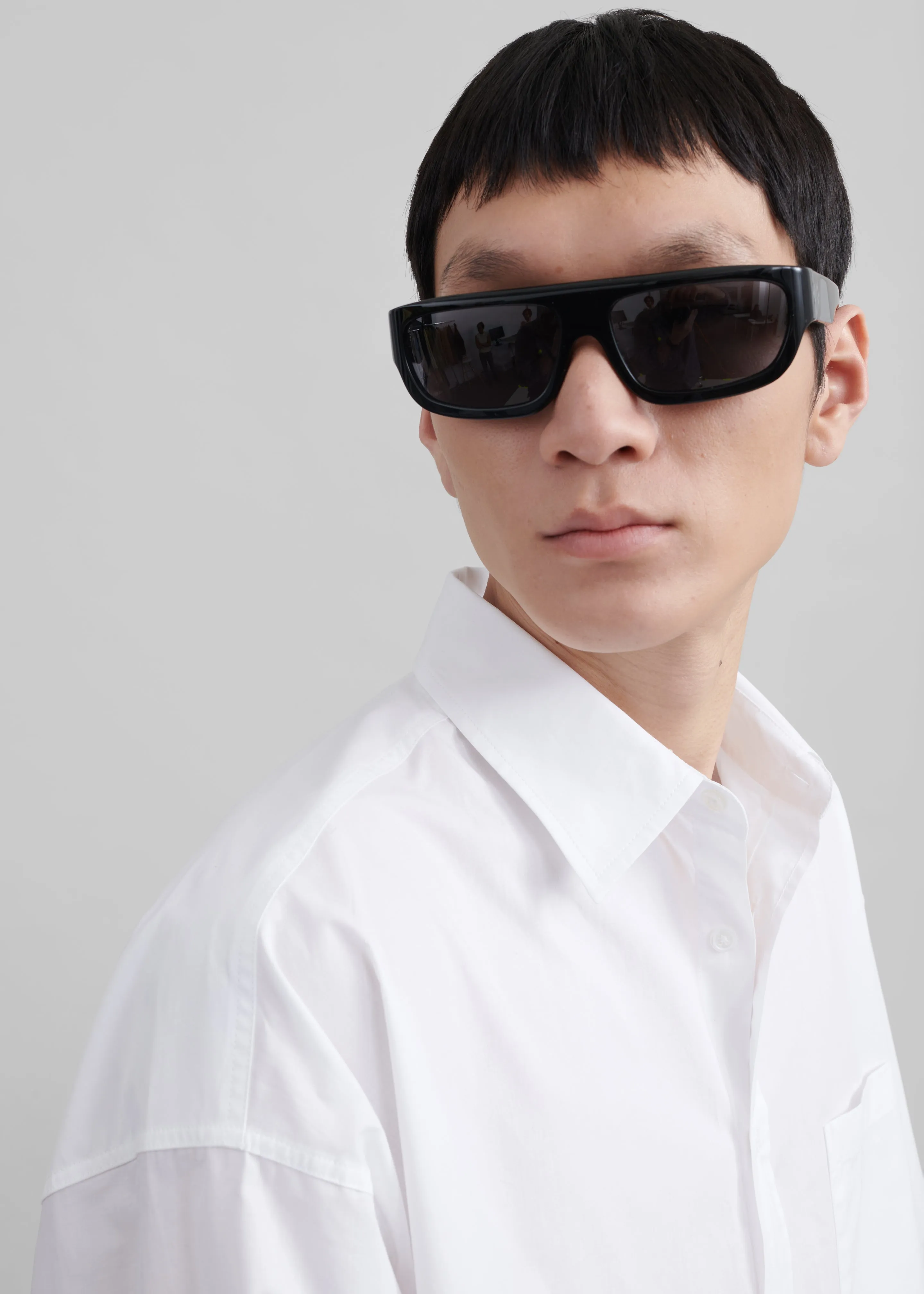 Matthias Oversized Shirt - White sold by Frankie Shop product image thumbnail 4