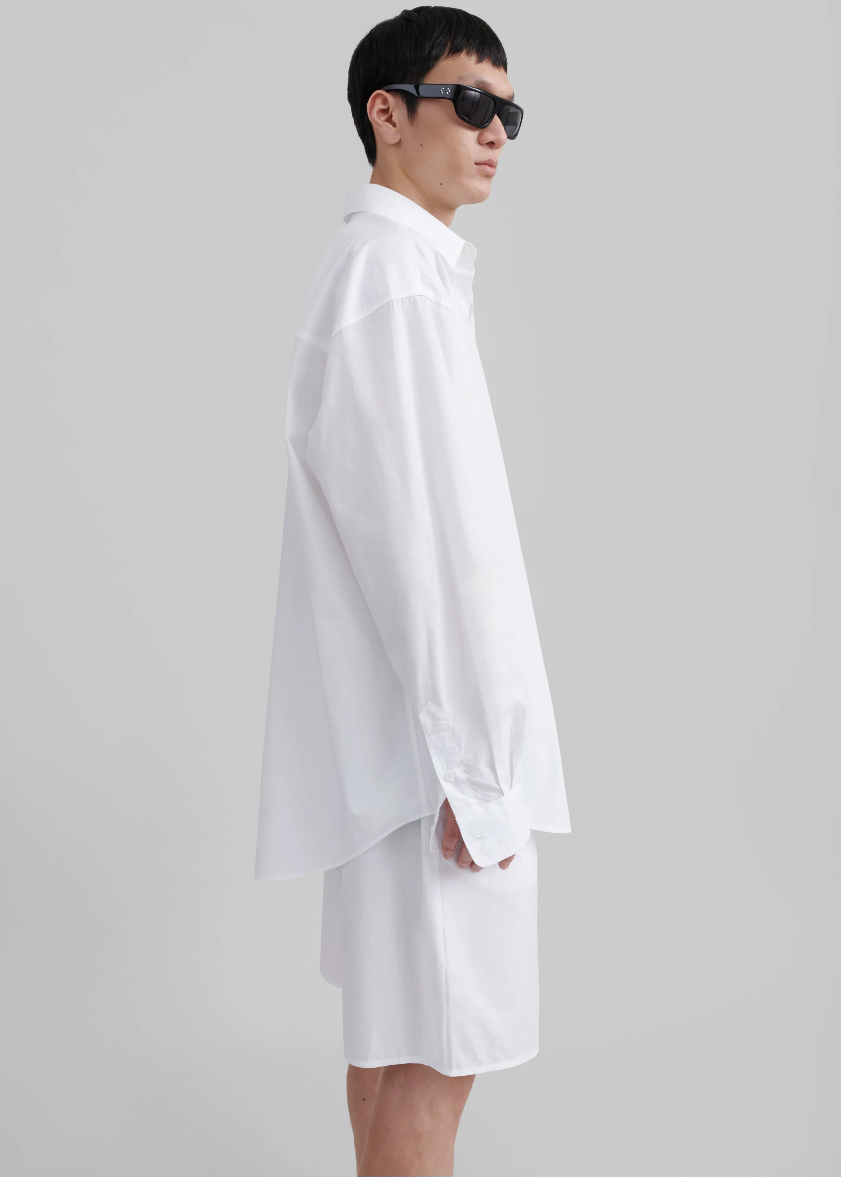 Matthias Oversized Shirt - White sold by Frankie Shop product image thumbnail 5