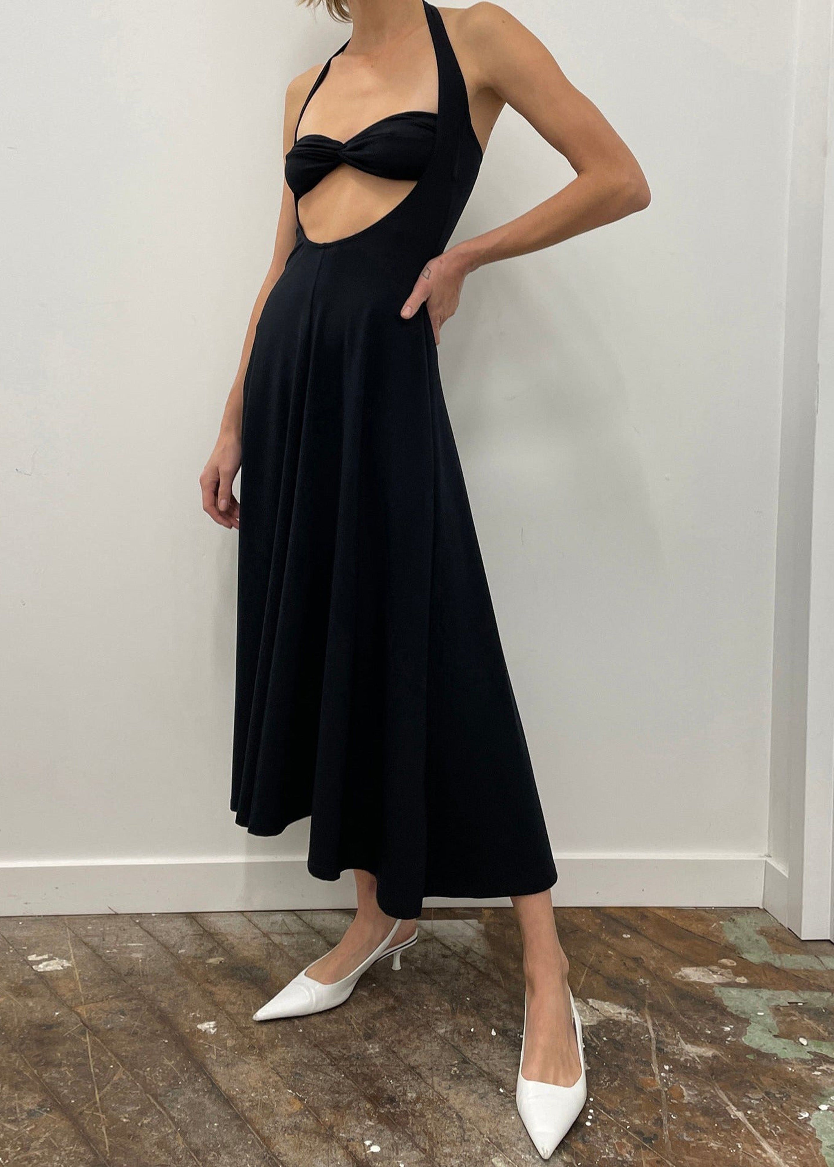 Beaufille Baes Halter Dress - Black sold by Frankie Shop product image thumbnail 2