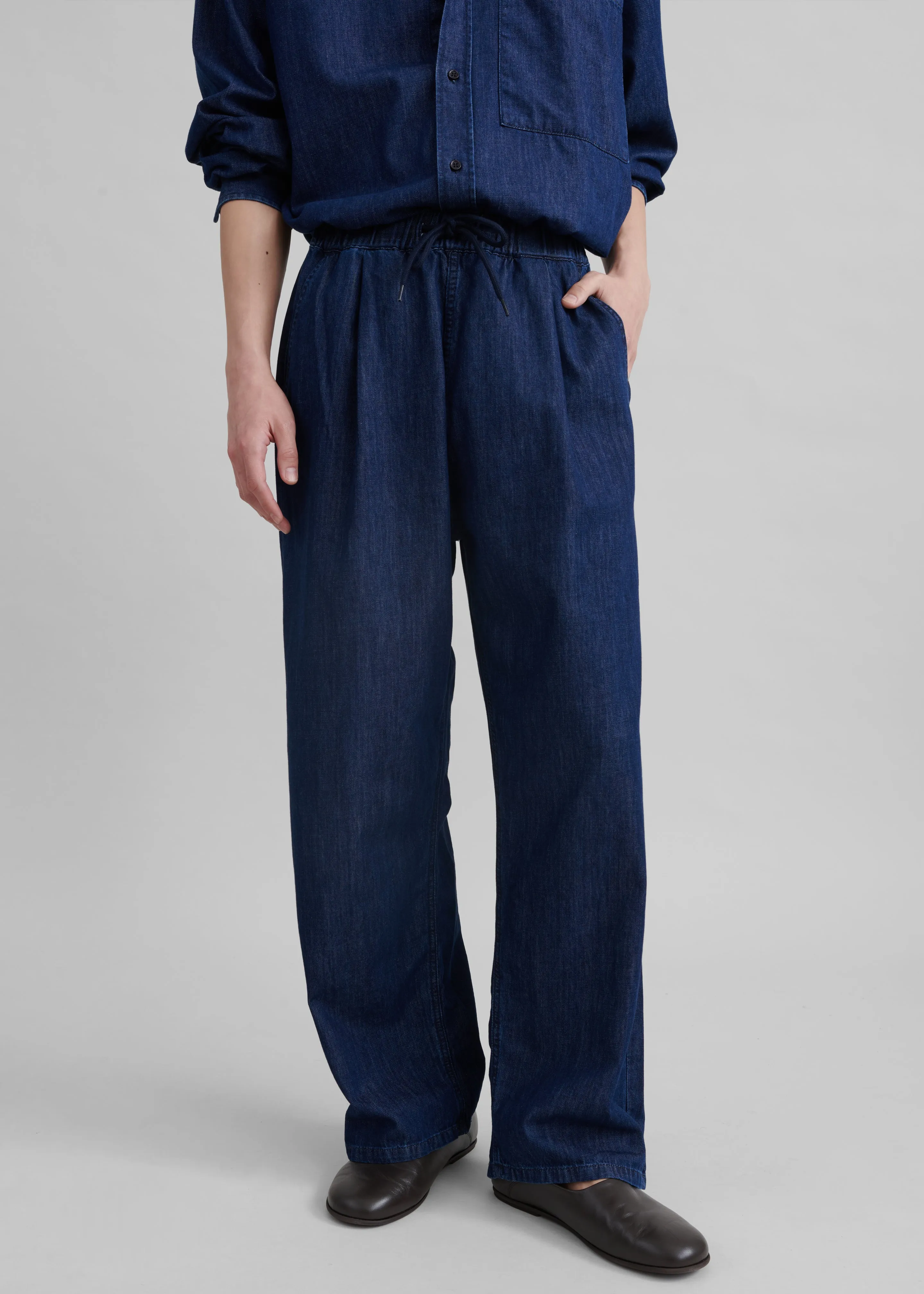 Tanner Denim Pants - Raw Wash sold by Frankie Shop