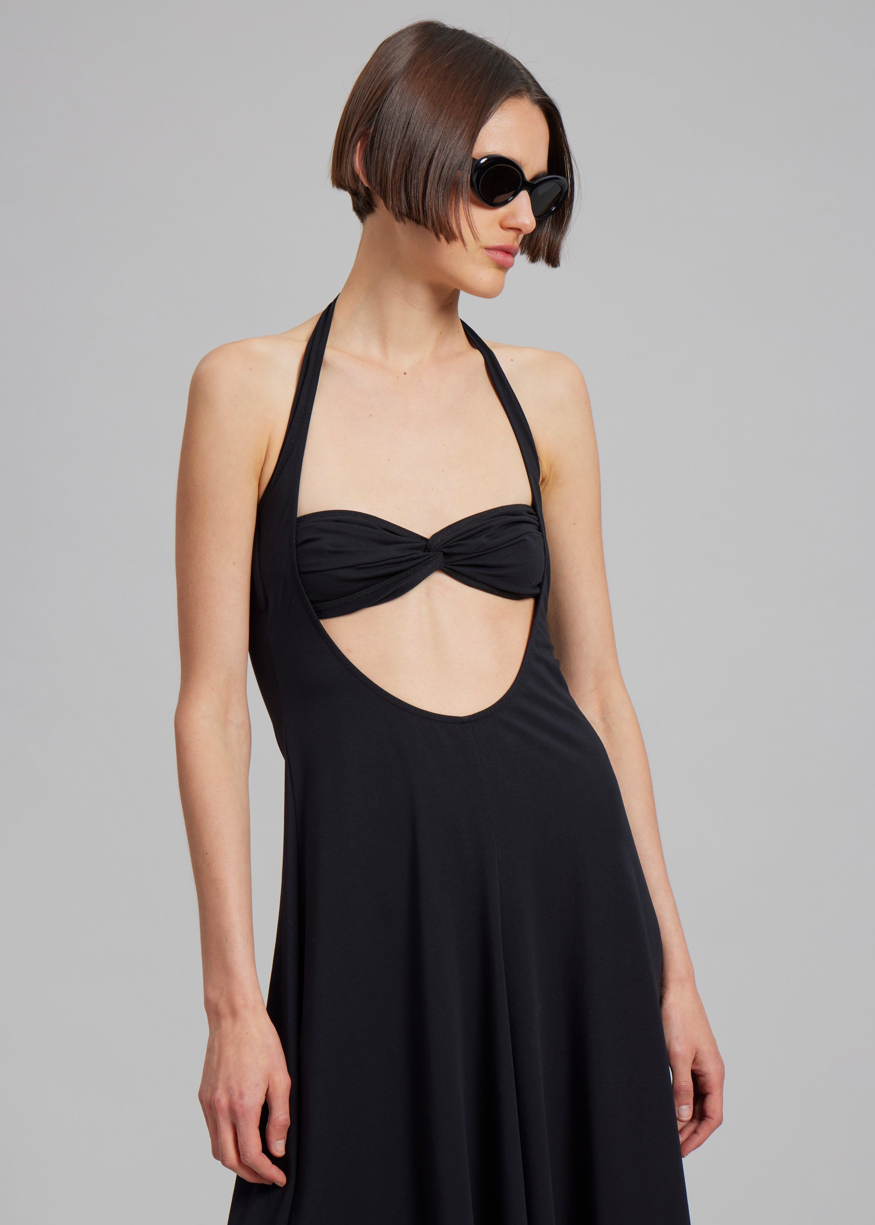 Beaufille Baes Halter Dress - Black sold by Frankie Shop product image thumbnail 5