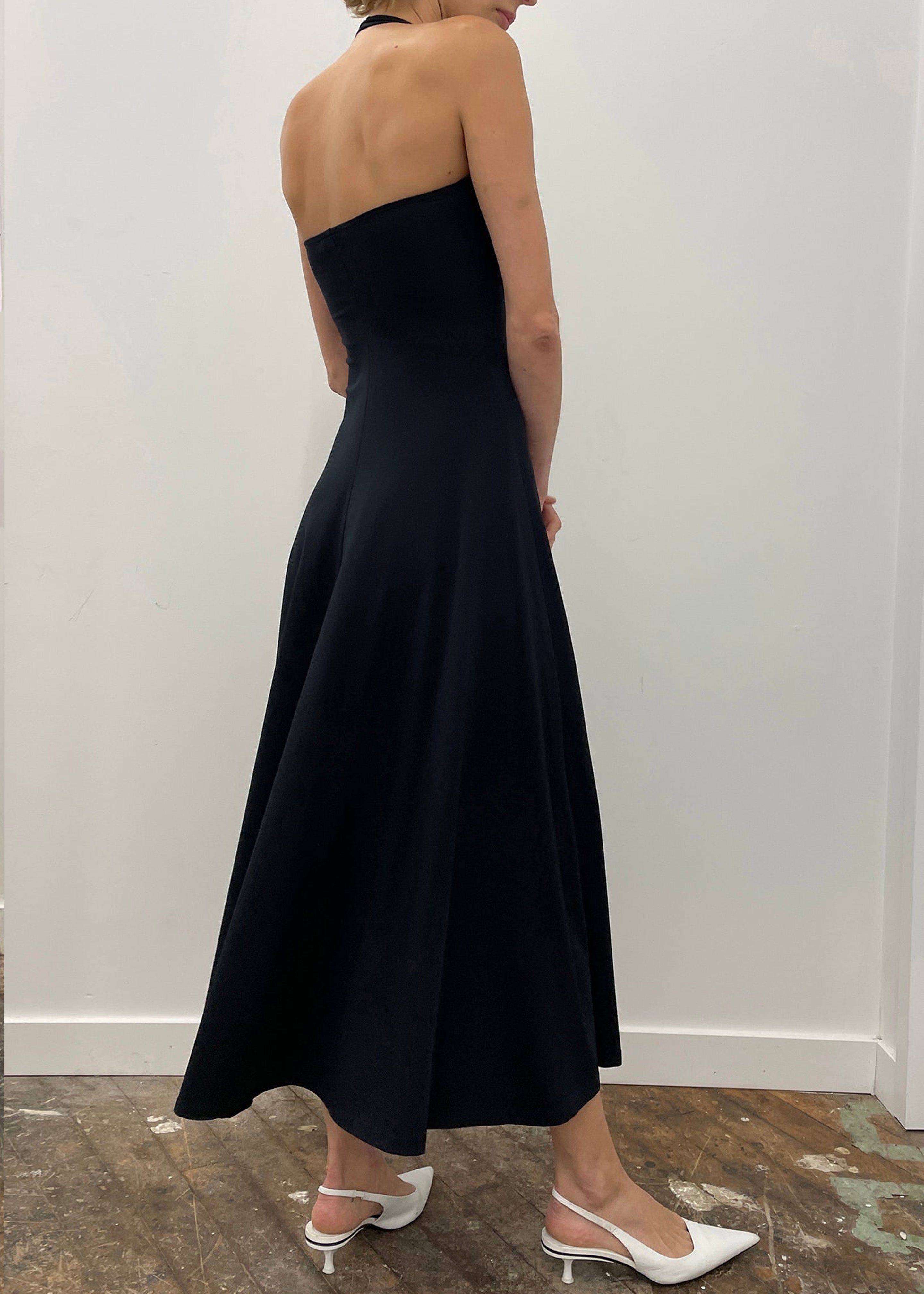 Beaufille Baes Halter Dress - Black sold by Frankie Shop product image thumbnail 4